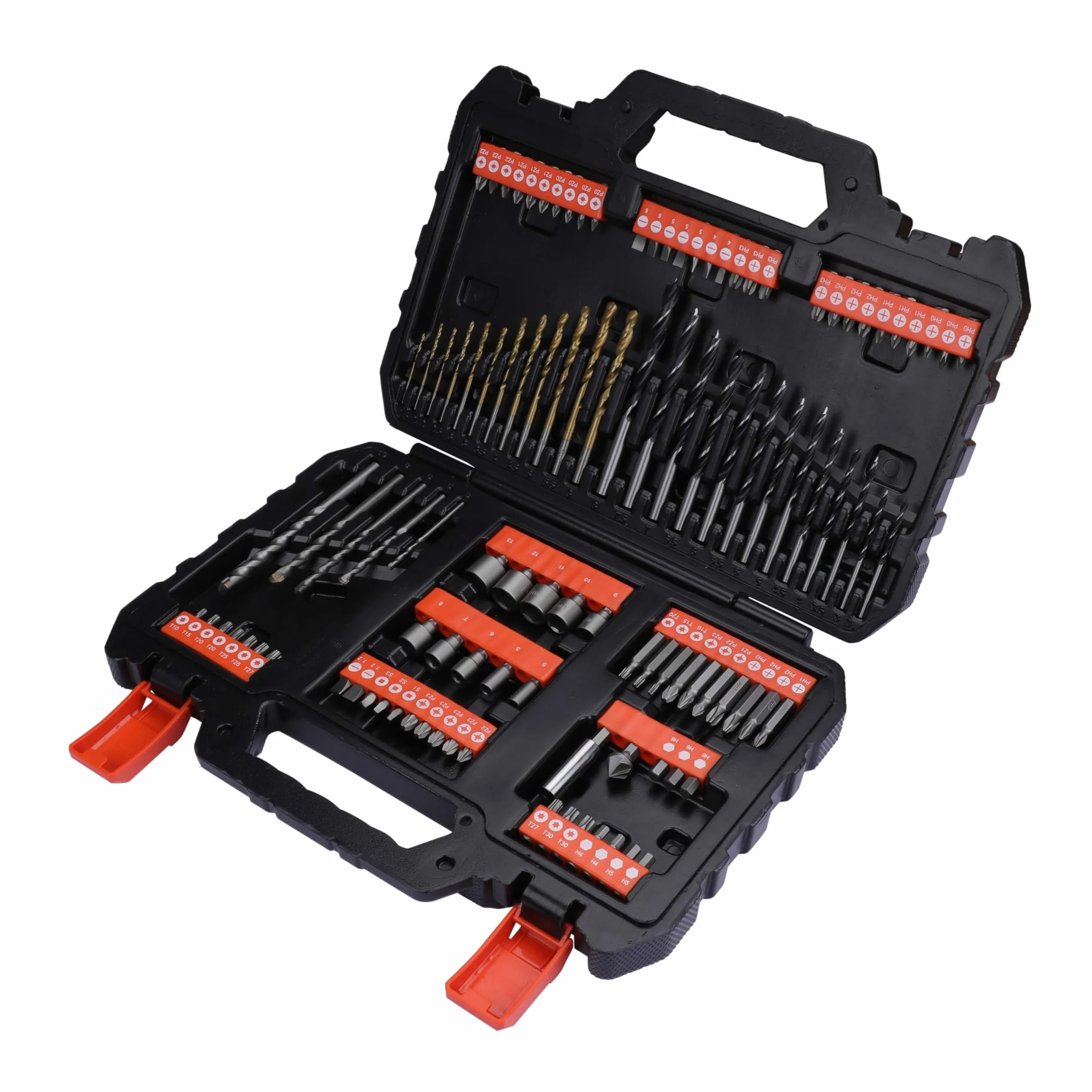 BLACK+DECKER A7200-XJ Set 109 Pezzi Punte Trapano Forare Avvitare