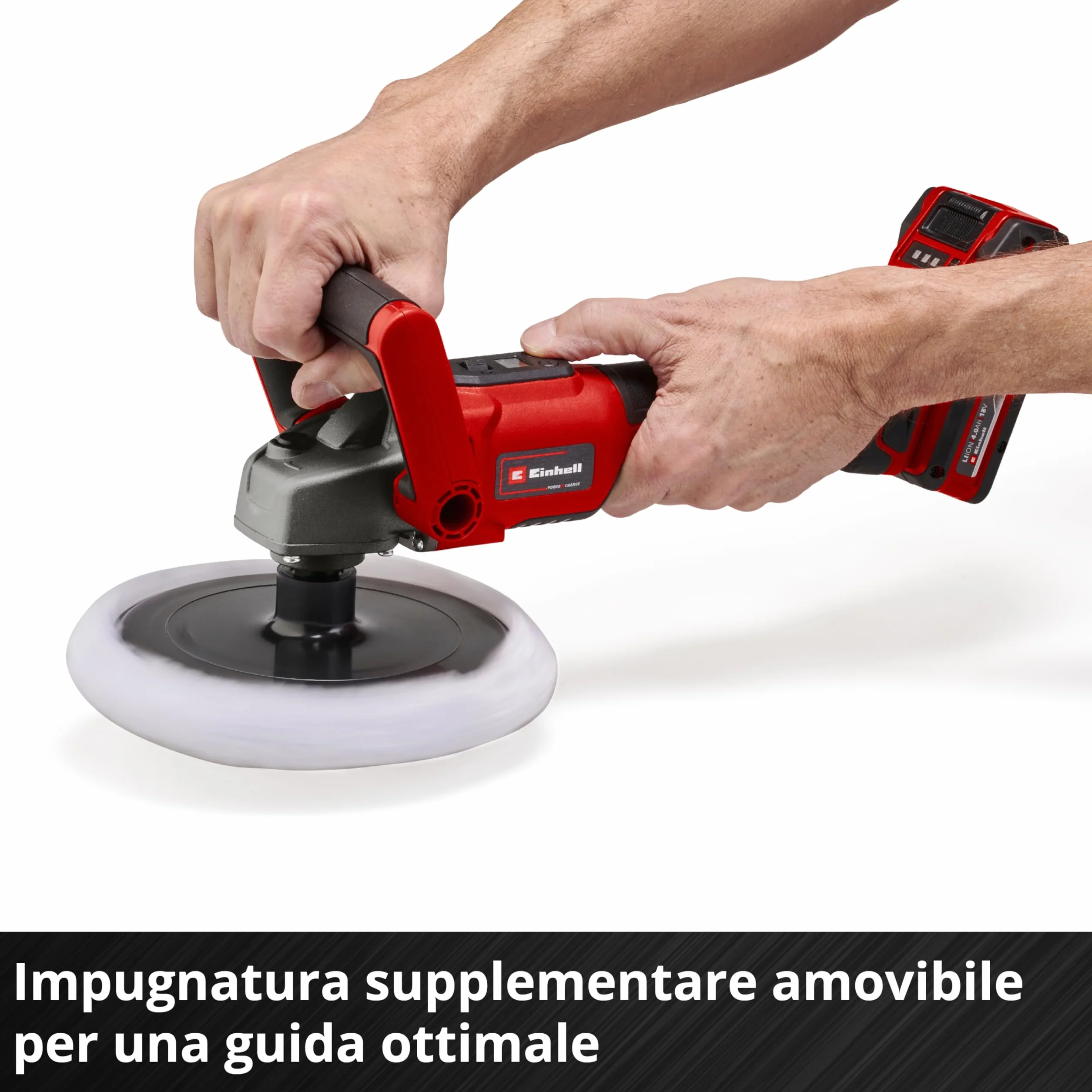 Einhell CE-CP 18/180 Li E-Solo Lucidatrice levigatrice a batteria Power X-Change brushless