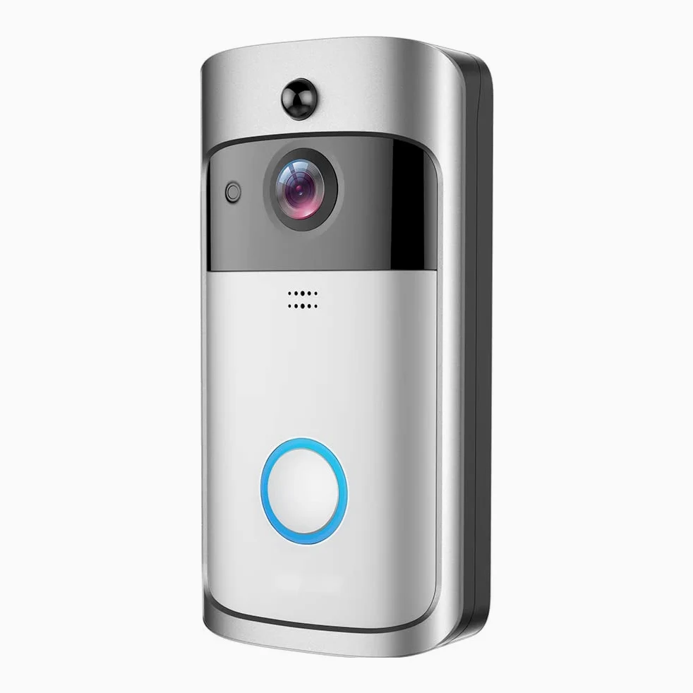 Campanello Video WiFi Smart citofono Wireless videocitofono bidirezionale Controllo remoto Tramite App Comunicazione a 2 Vie Visione Notturna PIR 720P con rilevamento Movimento