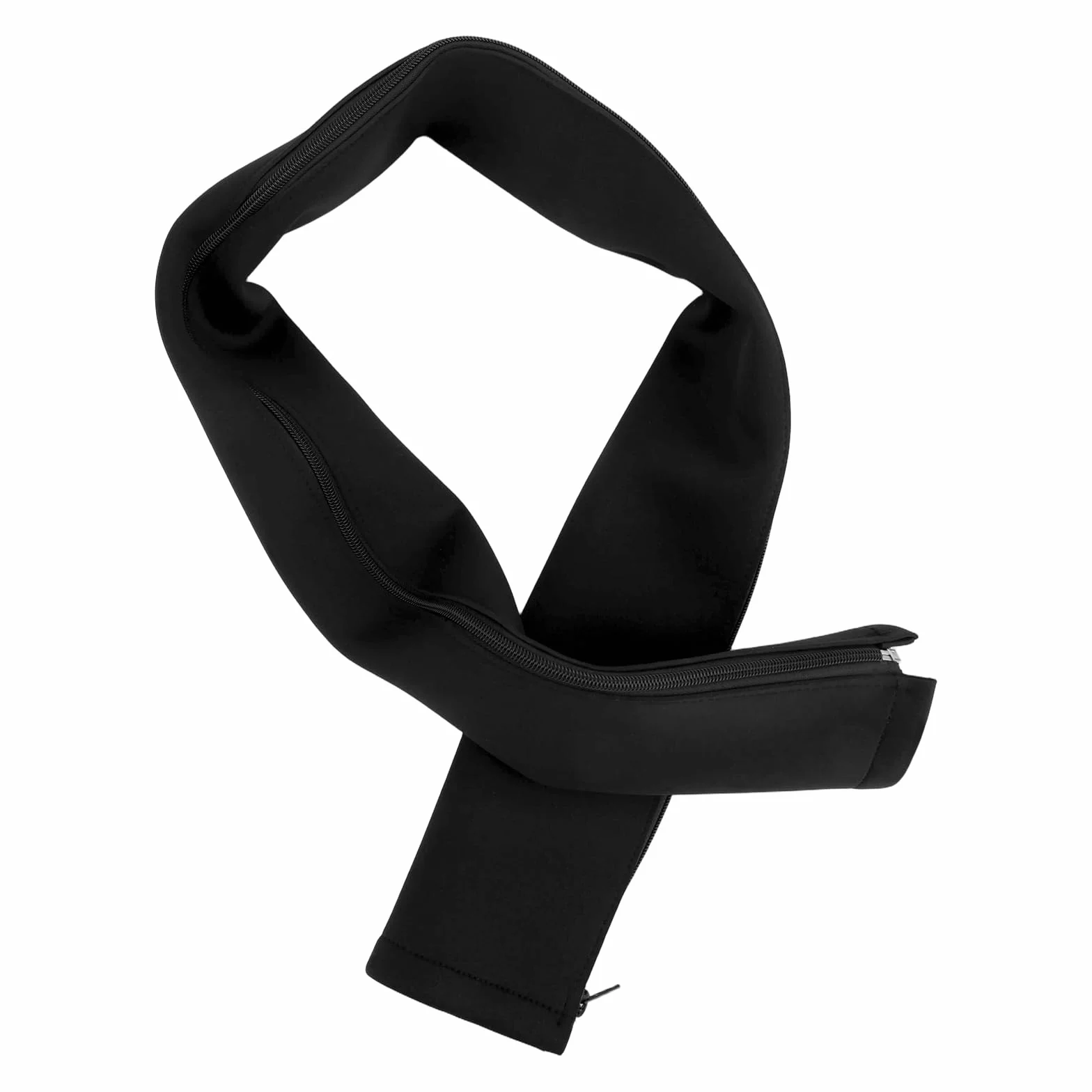 Guaina Cavo Motore Pesca Neoprene 120cm Avvolgicavo con Cerniera Organizzatore Cavi Universale Barca Nero