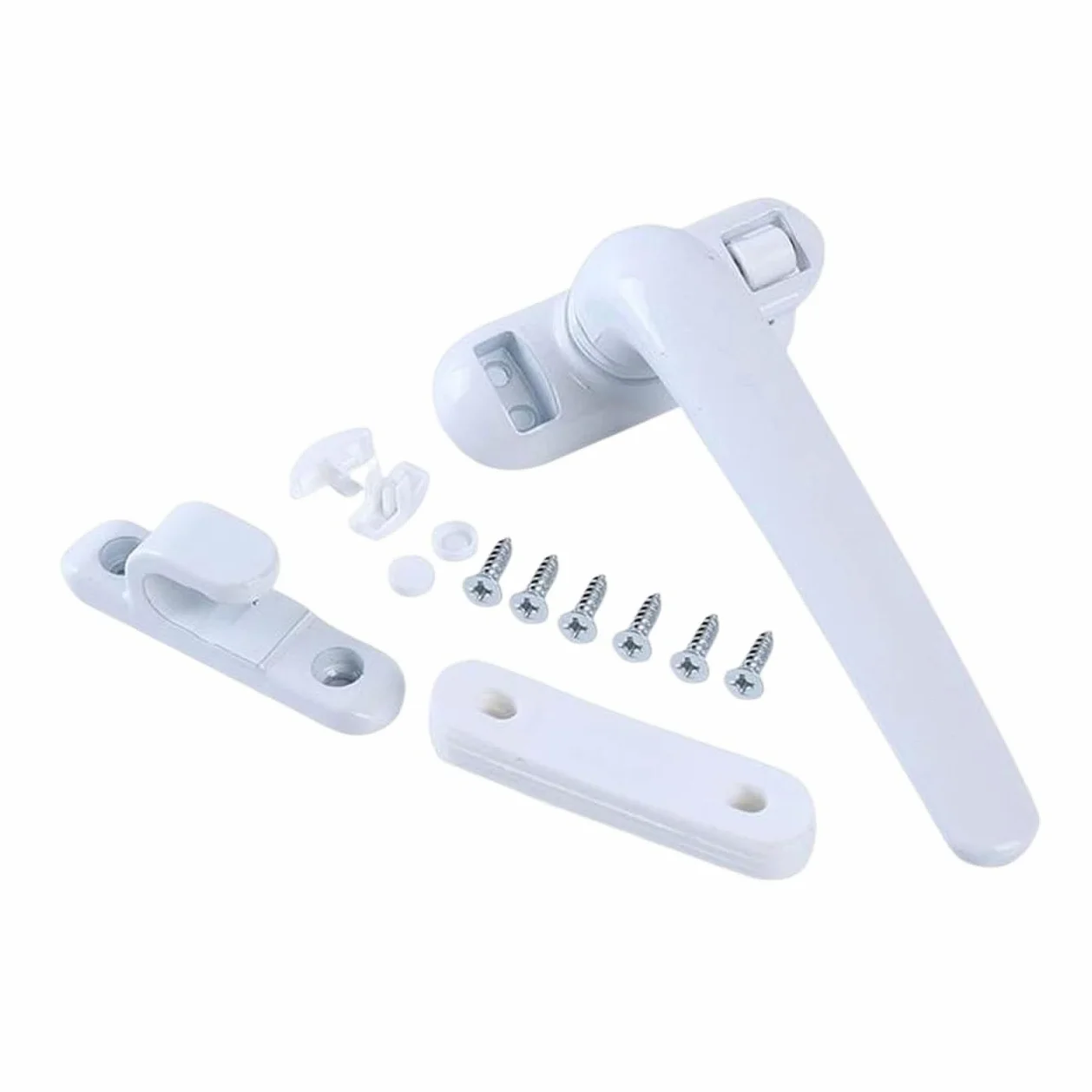 MRKU Maniglie per finestre universali in Alluminio, ricambi per mobili per Porte, Accessori di ferramenta, Accessori per Ante di cassetti
