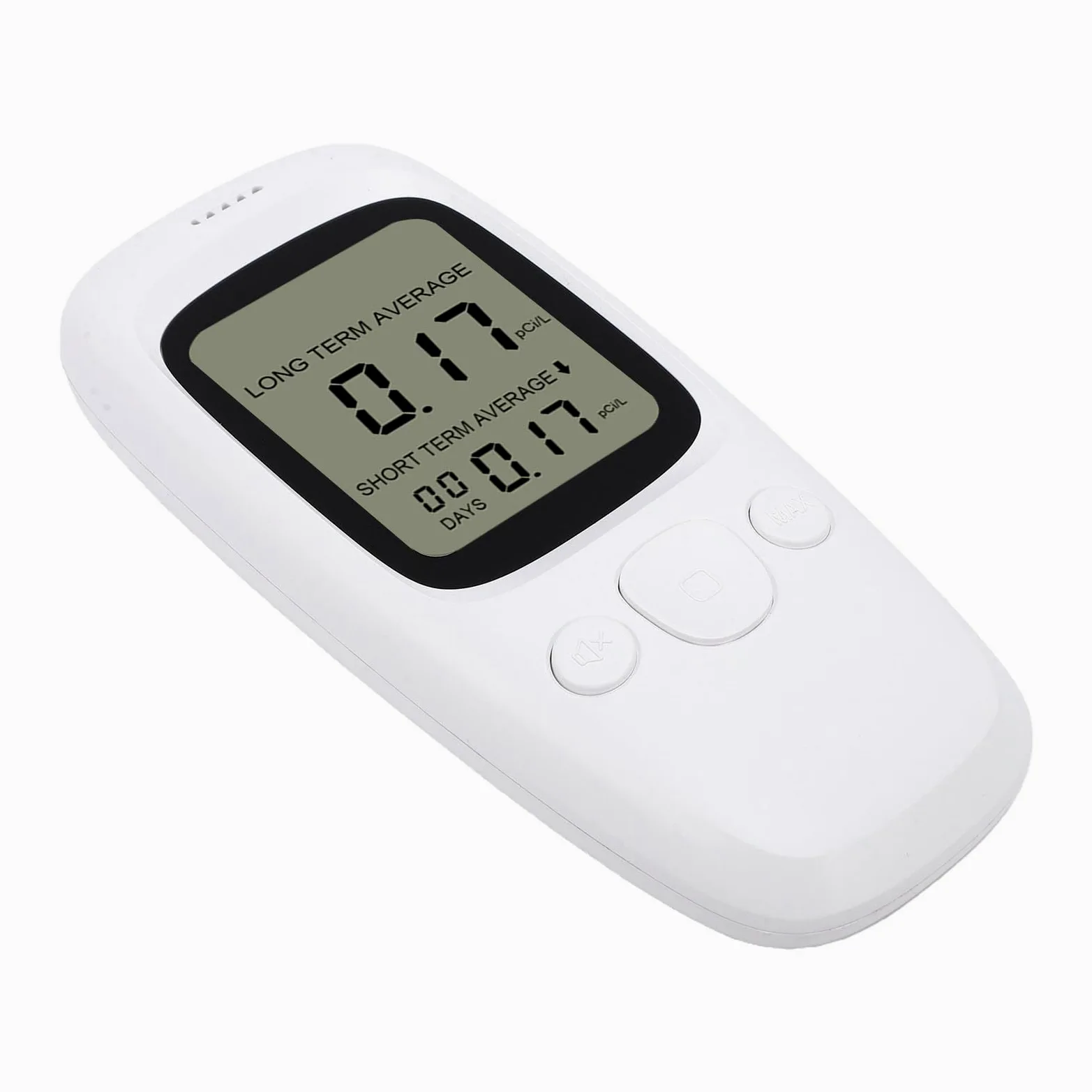 Annadue Rivelatore di Radon Portatile 0-270pCi/L con Sensore Ionico, | Monitor digitale per radon, display LCD, uso domestico, con archiviazione dati, per camera da letto, seminterrato, ufficio,