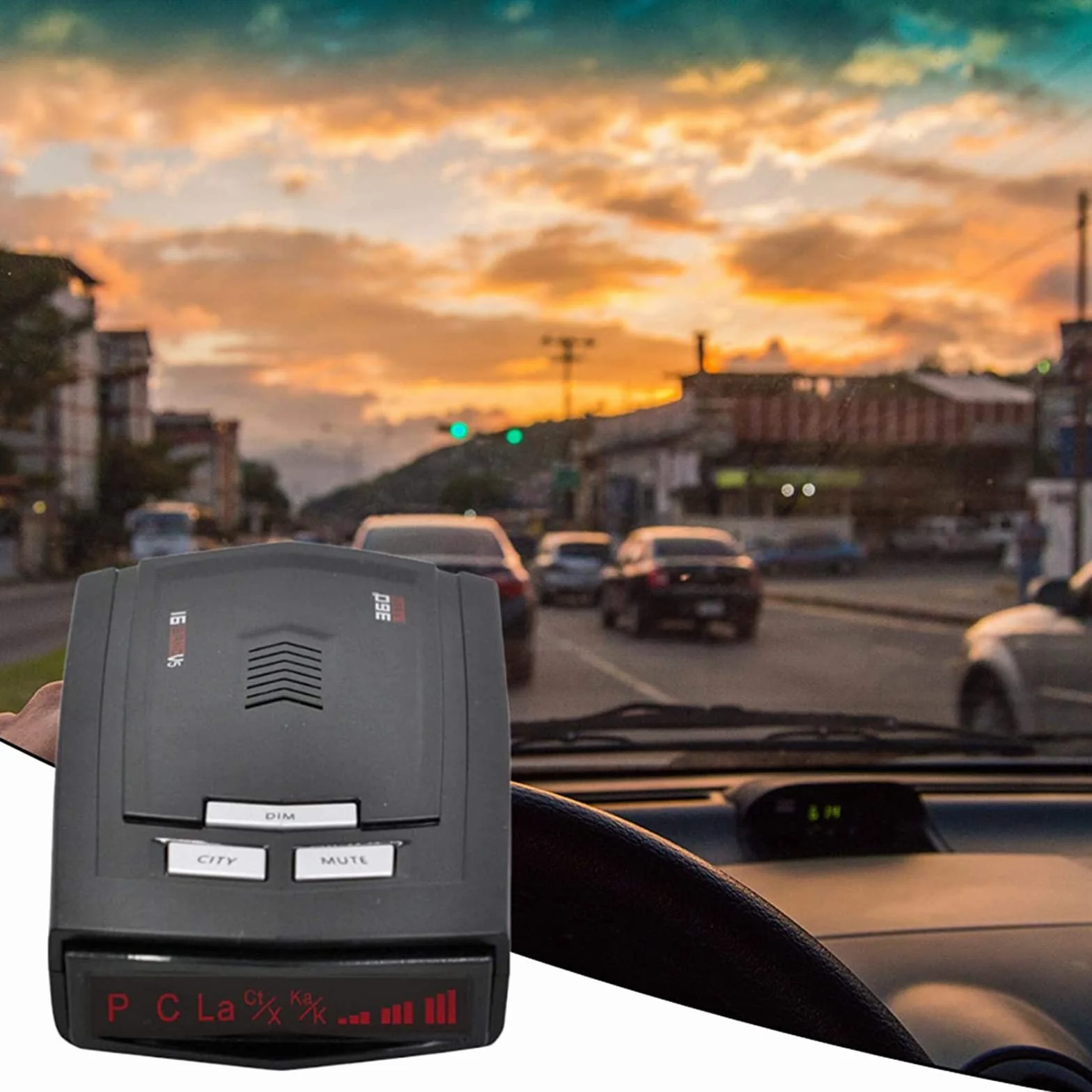 Rilevatore Radar, Rilevatore Di Limite Di Velocità Dell'auto, Avverte In Tempo Reale Degli Autovelox Sulle Strade, Rilevatore Anti-radar Per Auto a 360° Con Display Di Avviso Vocale