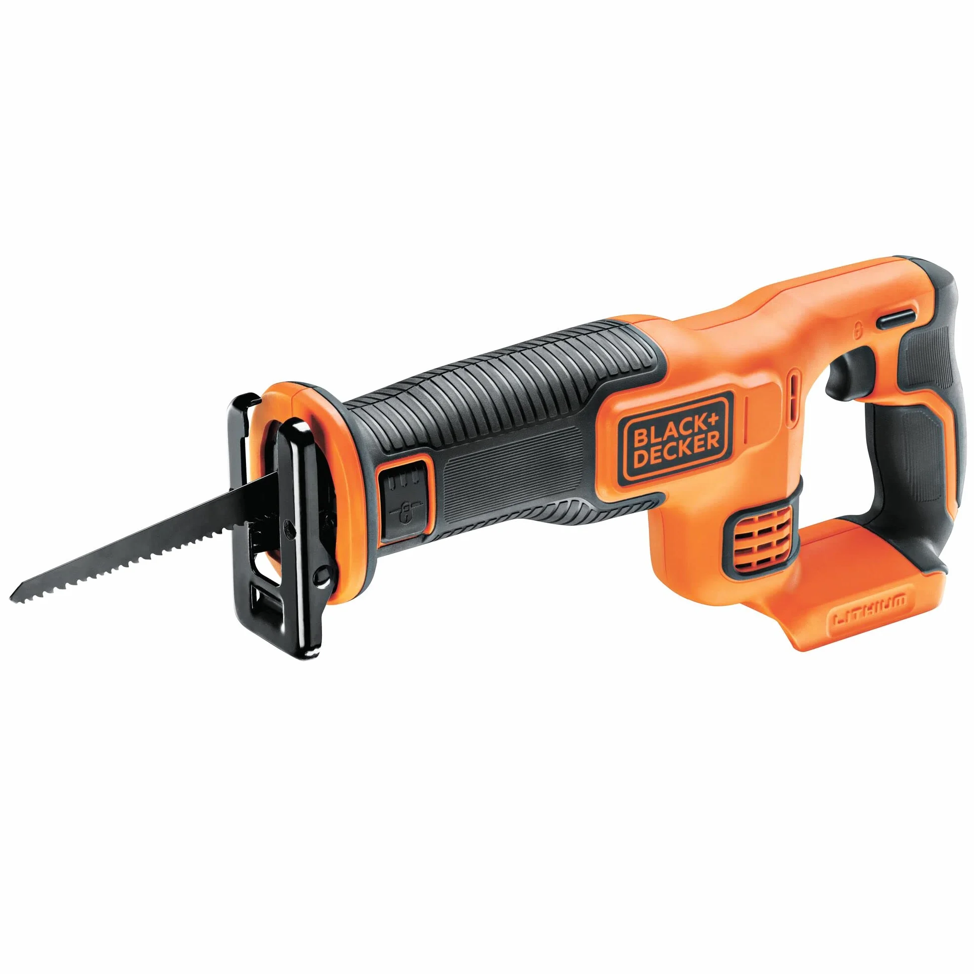 BLACK+DECKER SEGA UNIVERSALE 18V LITIO UNITÀ SENZA BATTERIA E SENZA CARICABATTERIE Velocità variabile 0-3000 corse/min; Lunghezza corsa lama 22mm. In dotazione: 1 lama da 15cm BDCR18N-XJ