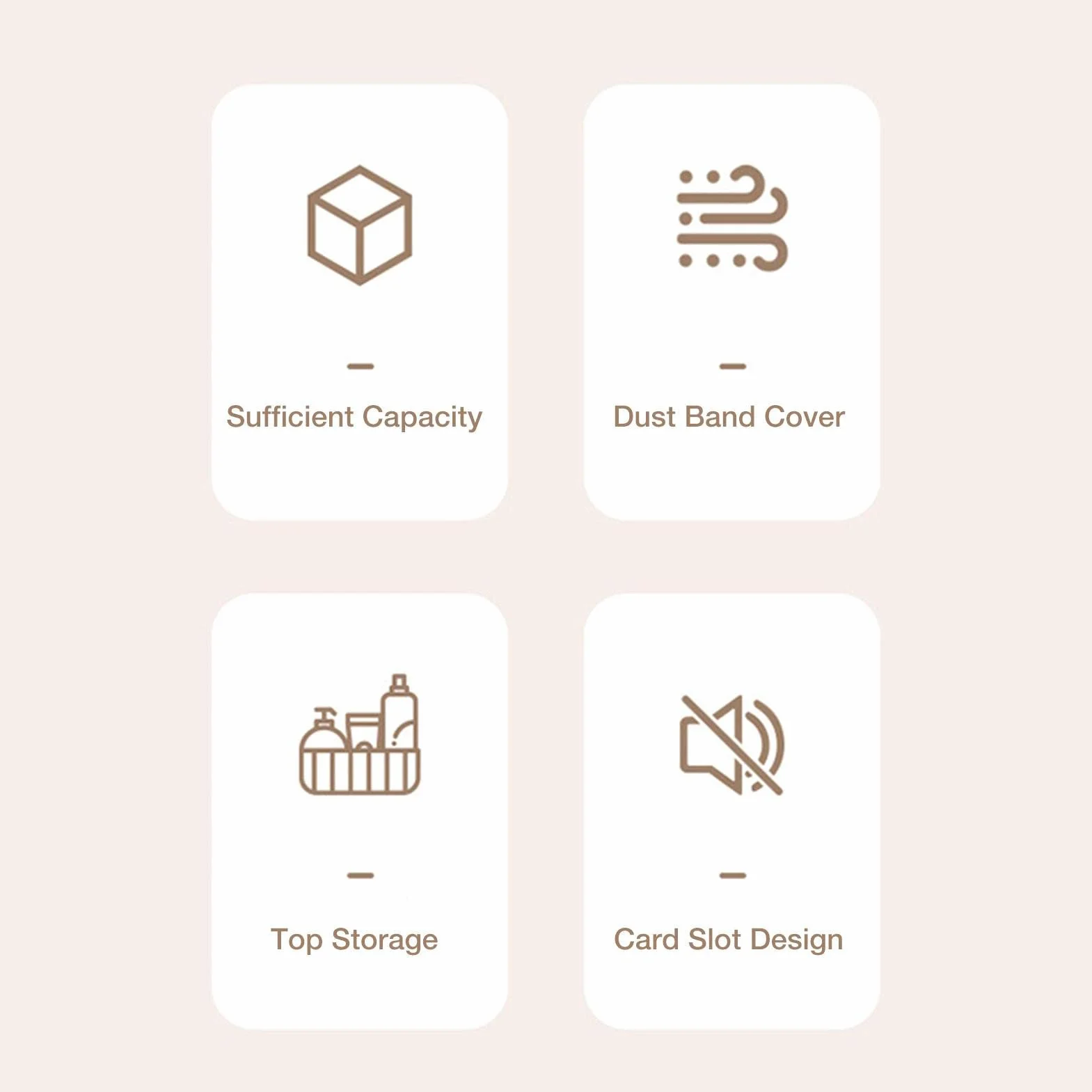 Scatola Organizer per Cavi con Ampio Contenitore e Coperchio