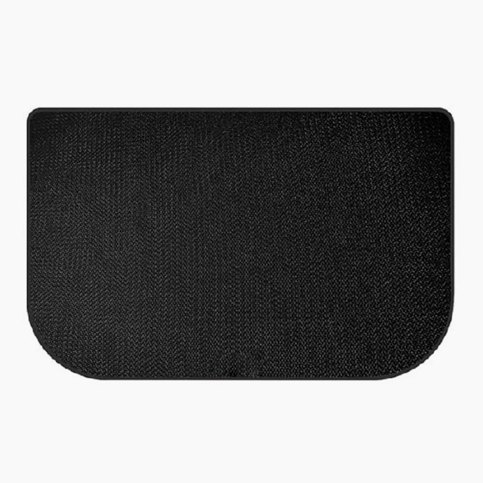 Tappeto per camino, semicircolare, in silicone, ignifugo, per isolamento, tappetini, stufe, barbecue e focolari interni, fibra di vetro, 50 x 80 cm