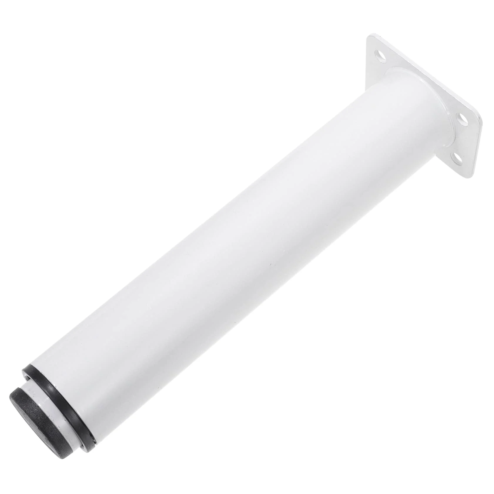 Gadpiparty Piedini Antiscivolo Mobili e Regolabili in Ferro per 2 Pezzi Bianco Resistenti All’usura, per Armadi e Mobili Fai da Te