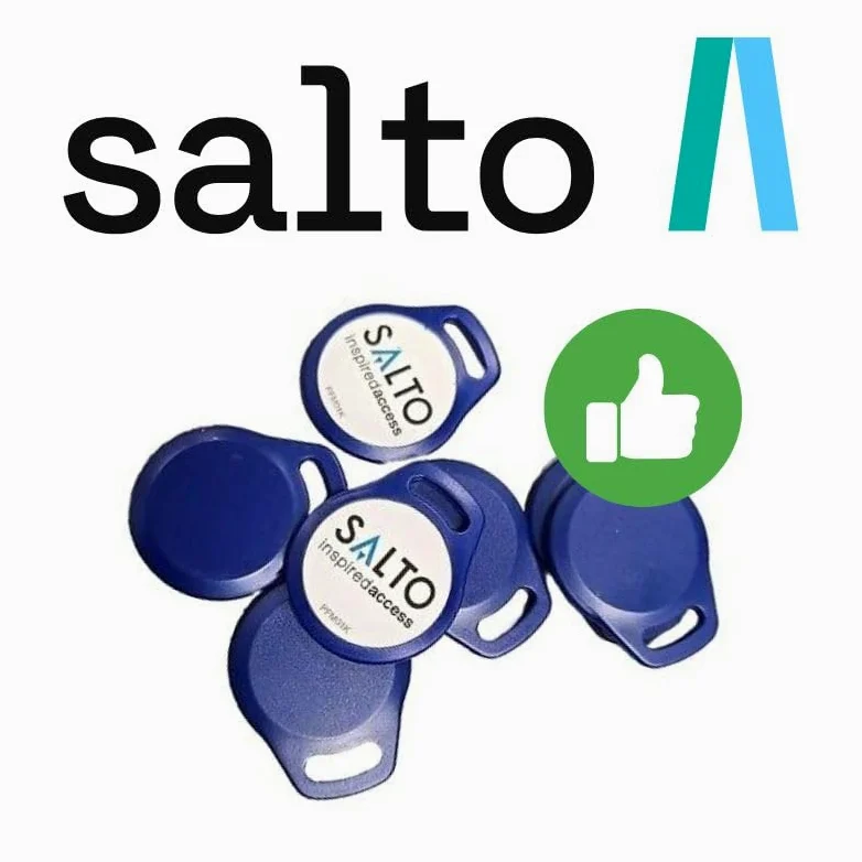 Salto Mifare 1KB RFID Chip KeyFobs Token portachiavi transponder Key Tag riutilizzabile controllo accesso apriporta