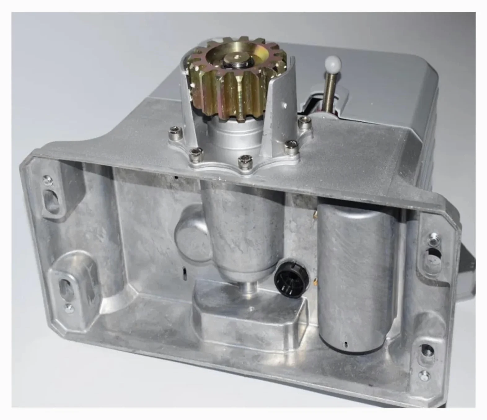 Kit apricancello, Operatore resistente del motore cancello scorrevole da 1800 kg con cremagliere 4 m 5 6 1 fotocellula a infrarossi lampada lampeggiante(Nylon rack 5m)
