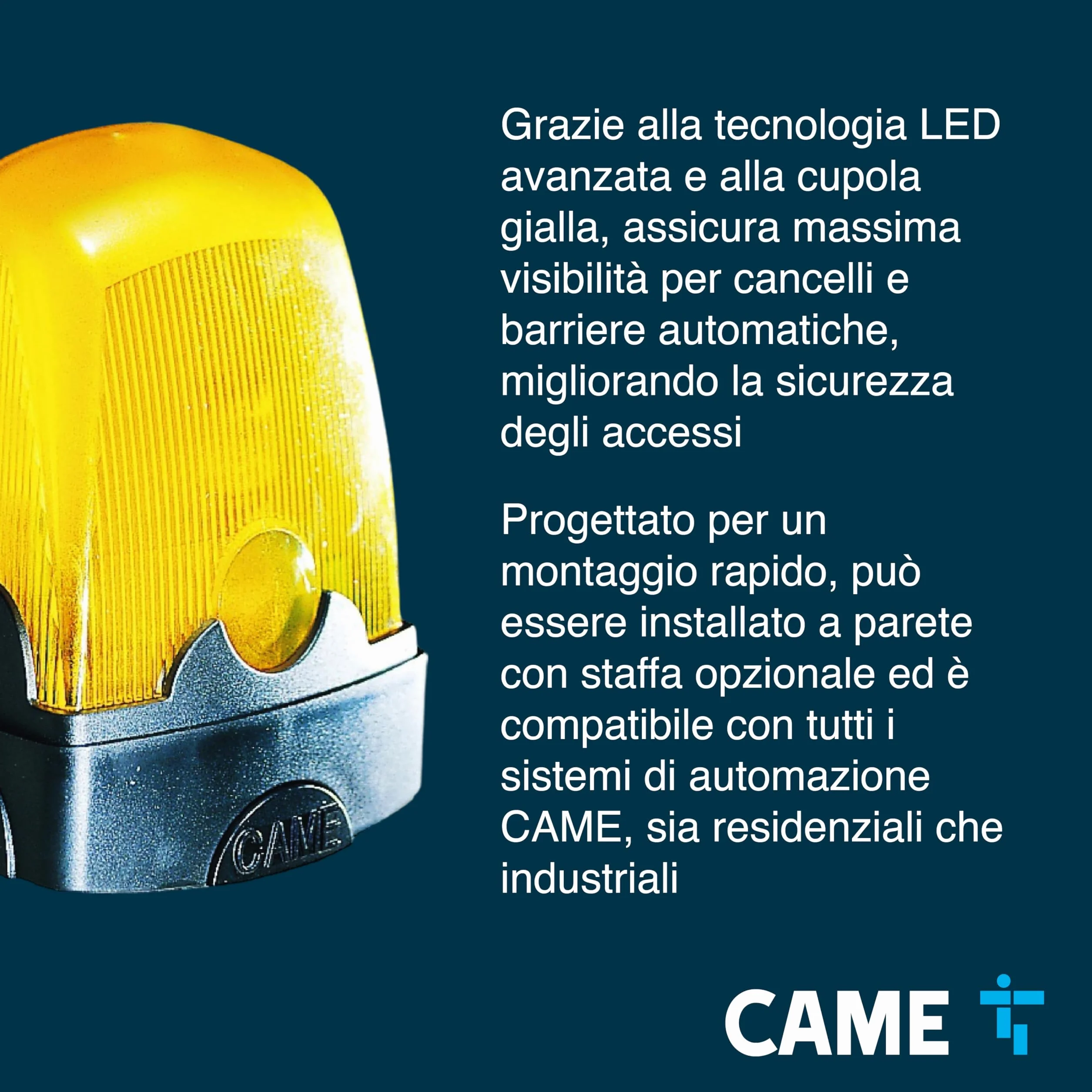 CAME KLED Lampeggiatore LED 120-230 V AC segnalazione alta visibilità