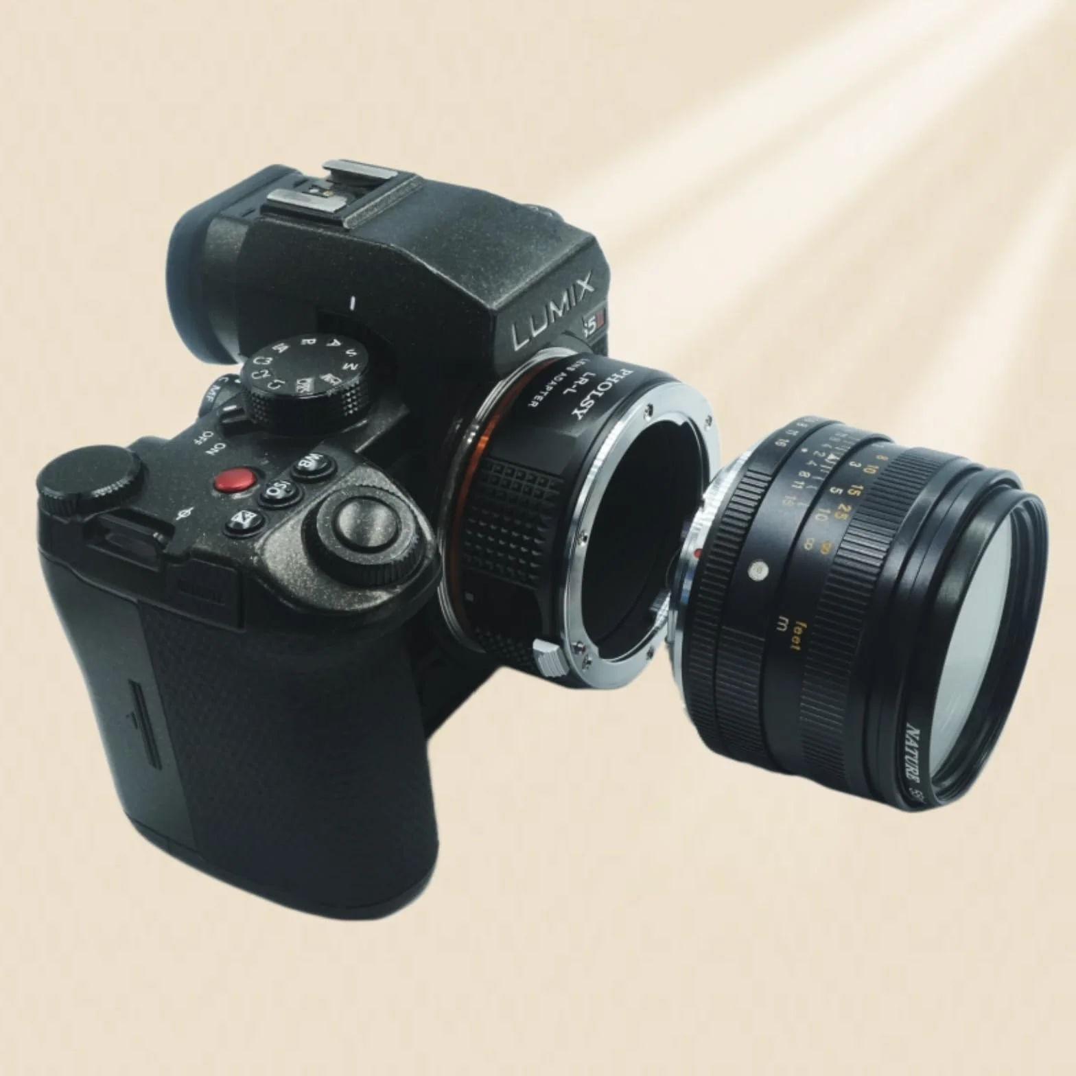 PHOLSY Adattatore per Lente Compatibile con Obiettivo Leica R LR Mount su Leica L Mount Corpo Fotocamera Compatibile con Leica SL2, SL2-S, CL, TL2, Lumix S5, S1, BS1H, SIGMA fp, fp L