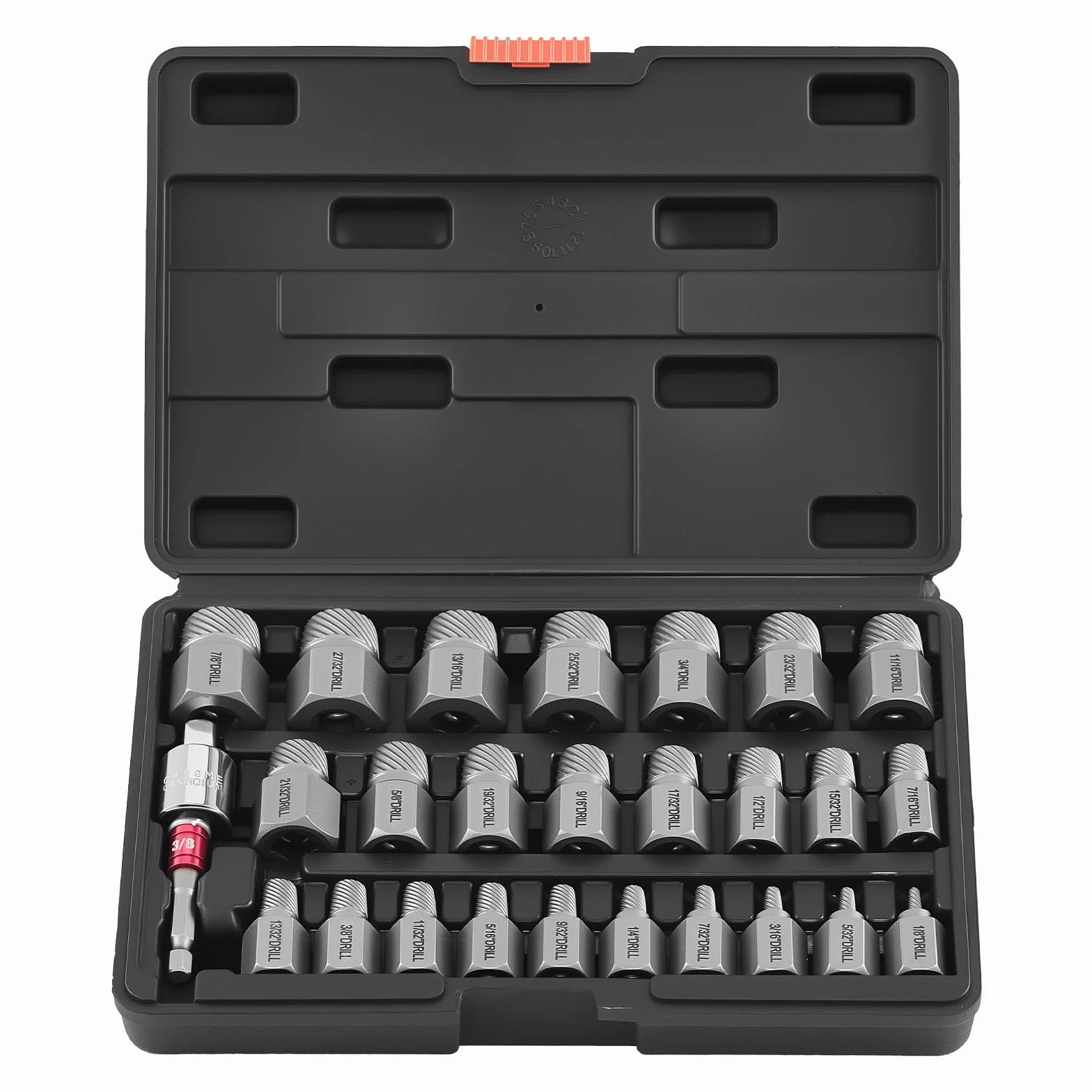 VEVOR Set di Estrattori per Bulloni Danneggiati 27 pezzi, Set di Bussole per Estrazione di Dadi Rotti Utensili per Rimozione Bulloni Danneggiati per Riparazioni Domestiche Officina Garage