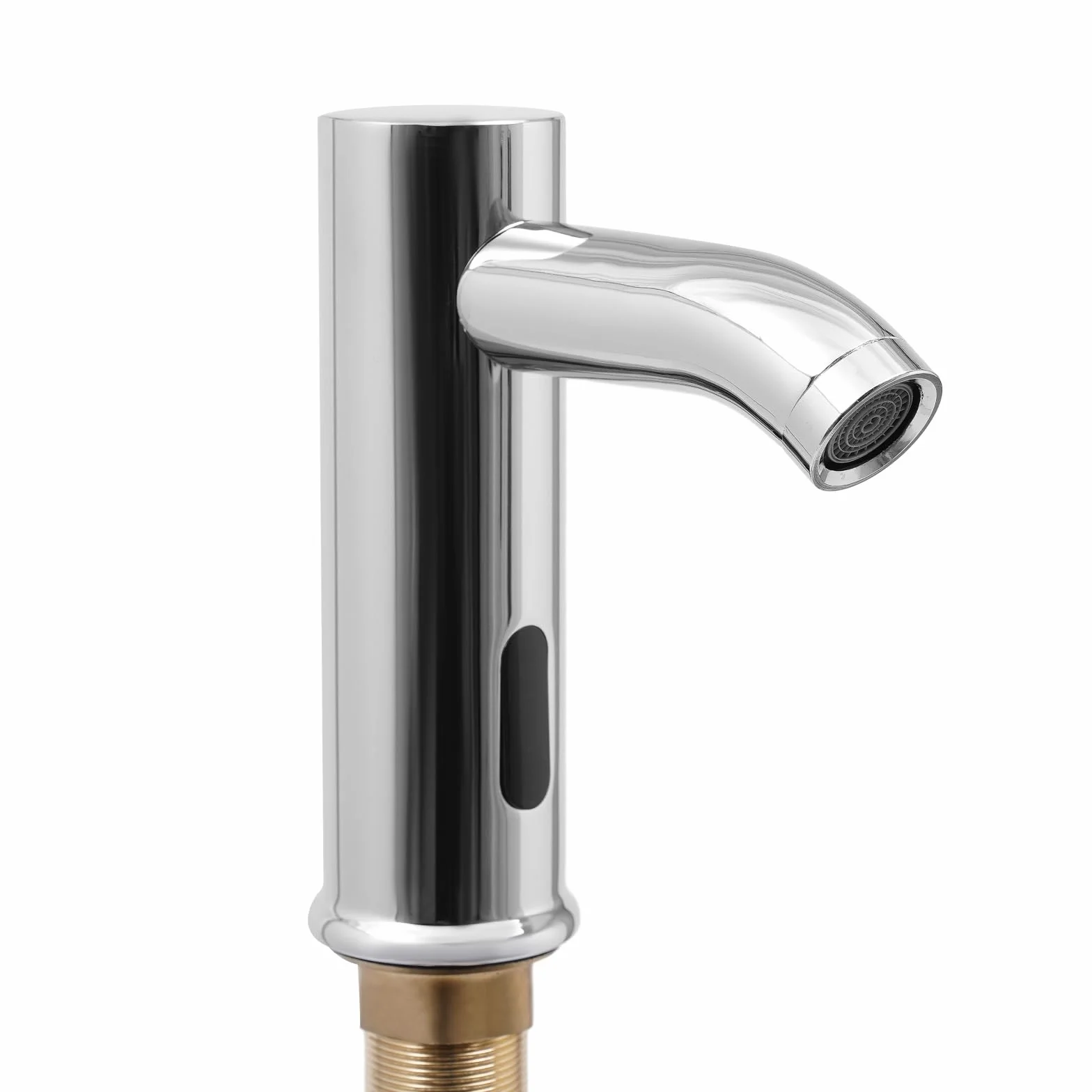 Rubinetto automatico lavabo senza contatto sensore argento tubi lunghi copertura decorativa
