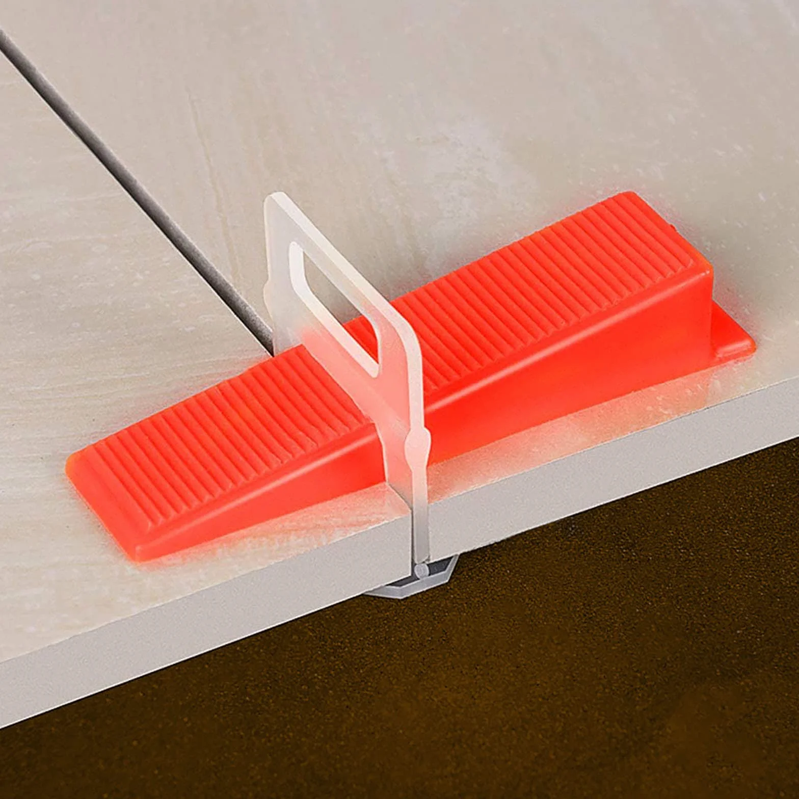 Cunei Livellanti per Piastrelle 200 Pezzi, Sistema Livellamento Pavimento Riutilizzabili per Porcellana Ceramica Marmo