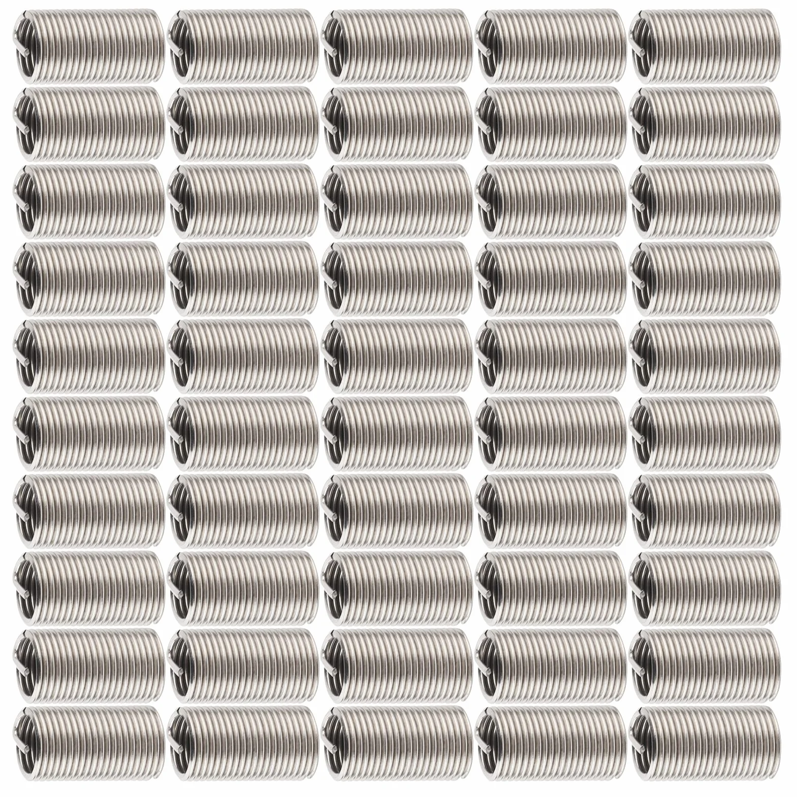 Inserti per Filettatura M10X1.25 Elicoil 50 Pezzi Acciaio Inossidabile