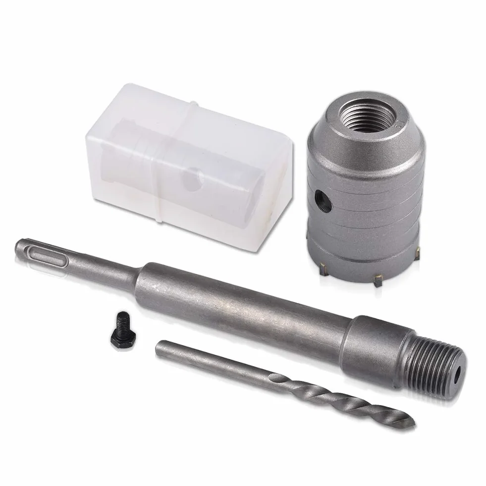 KATUR 60mm Frese Carotatrici a Tazza SDS PLUS Set Seghe a Tazza per Calcestruzzo