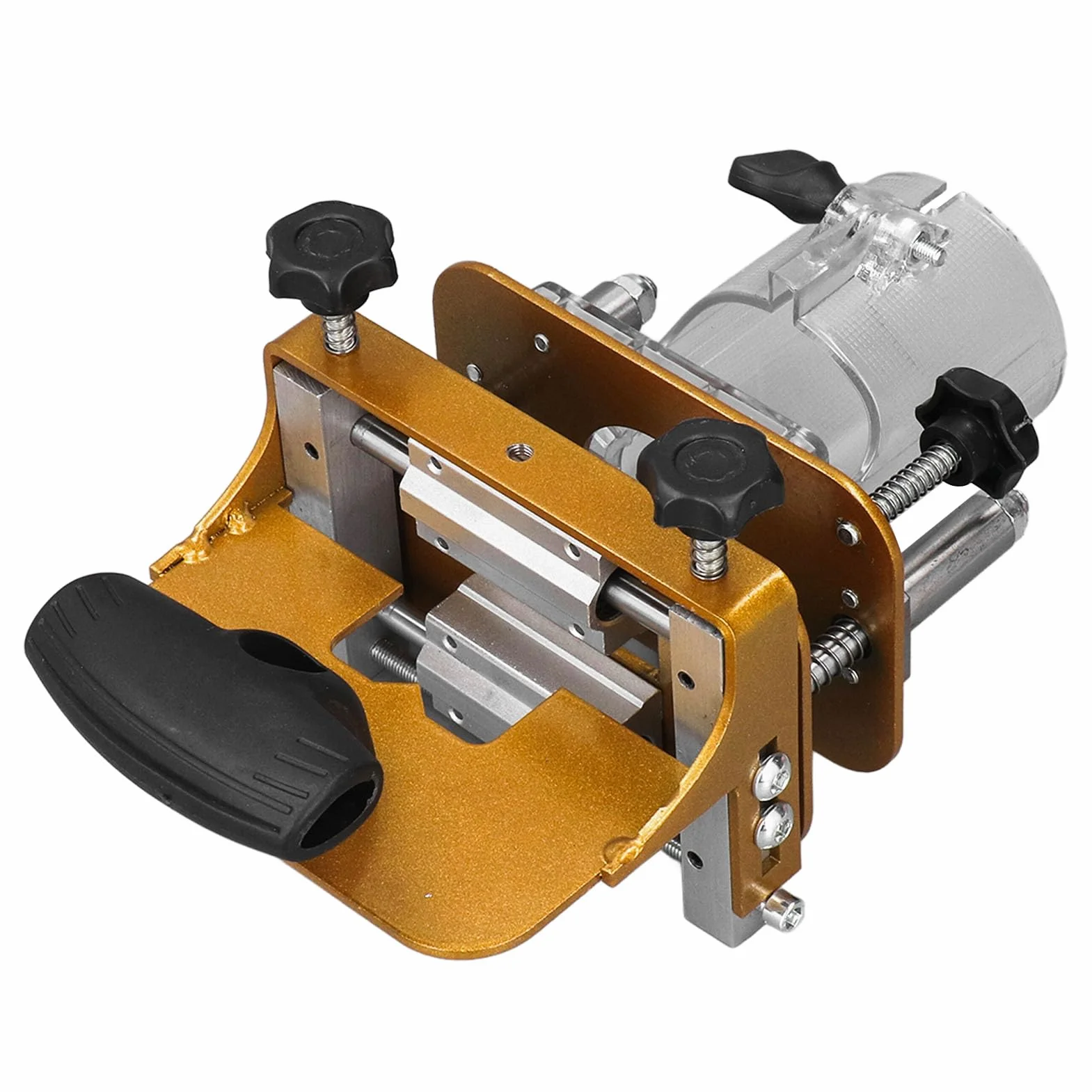 Mortasatrice 2 in 1, Localizzatore di scanalature per fresatrice per legno, Mortasa e tenone in acciaio inossidabile