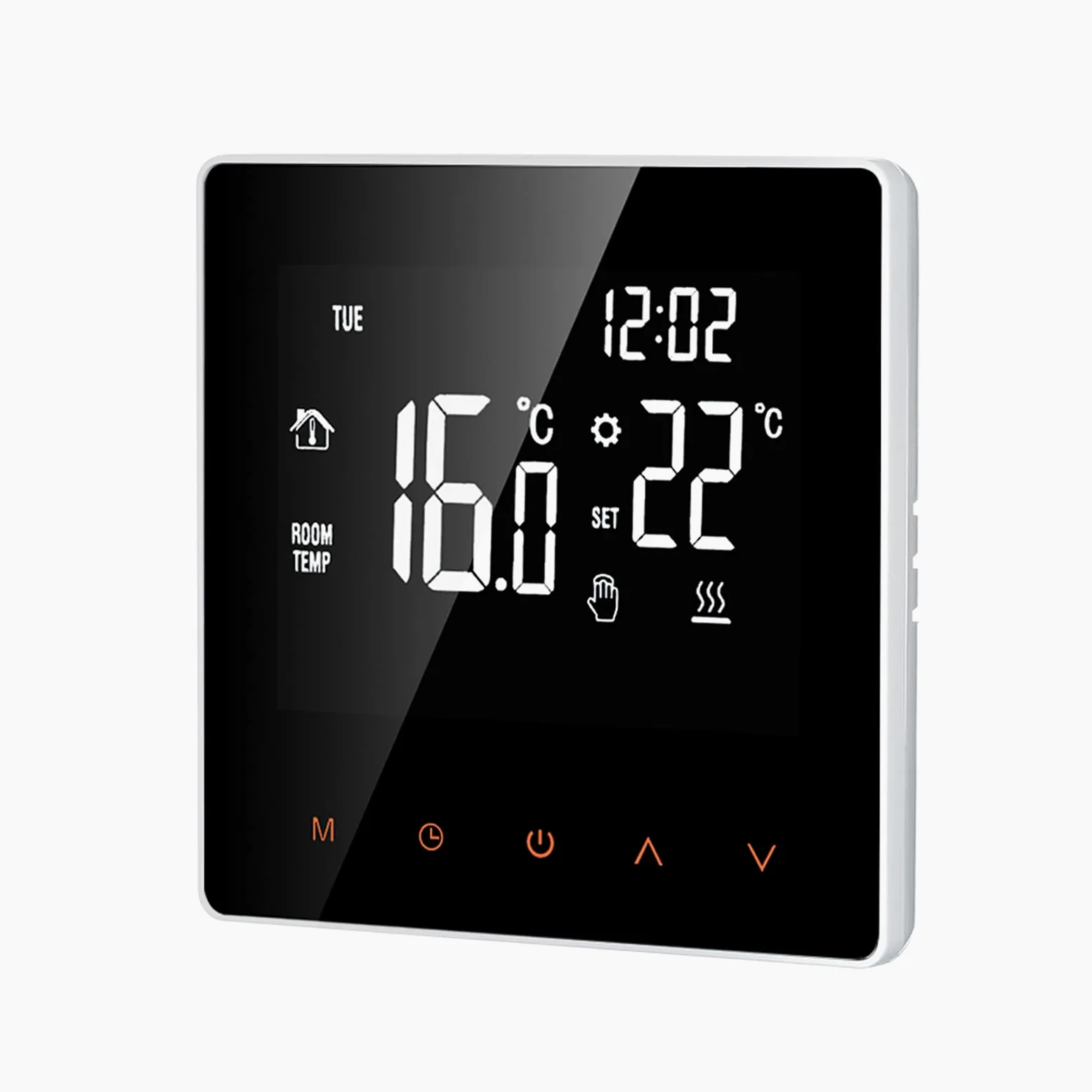 Termostato Intelligente WiFi Regolatore Digitale della Temperatura Controllo App Display LCD Touch Screen Settimana programmabile per L'Ufficio Scuola casa Hotel 16A