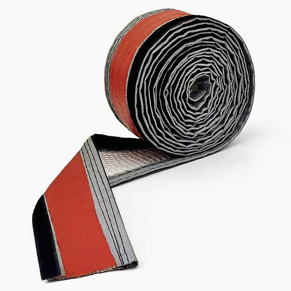 Guaina Protettiva for Cavi Resistente, Diametro Interno 15-60 Mm, Guaina Intrecciata in Fibra di Vetro Autoadesiva, Resistenza agli Acidi, for L'industria Chimica, 1 Metro(ID 20mm)