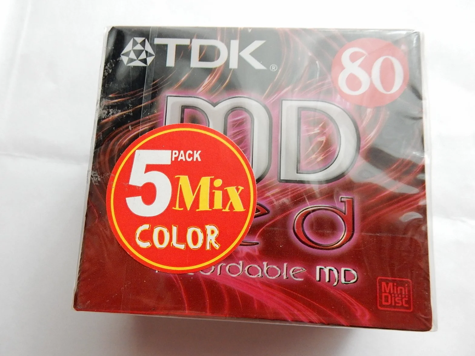 TDK MD-C 80 MiniDisc, Confezione da 5