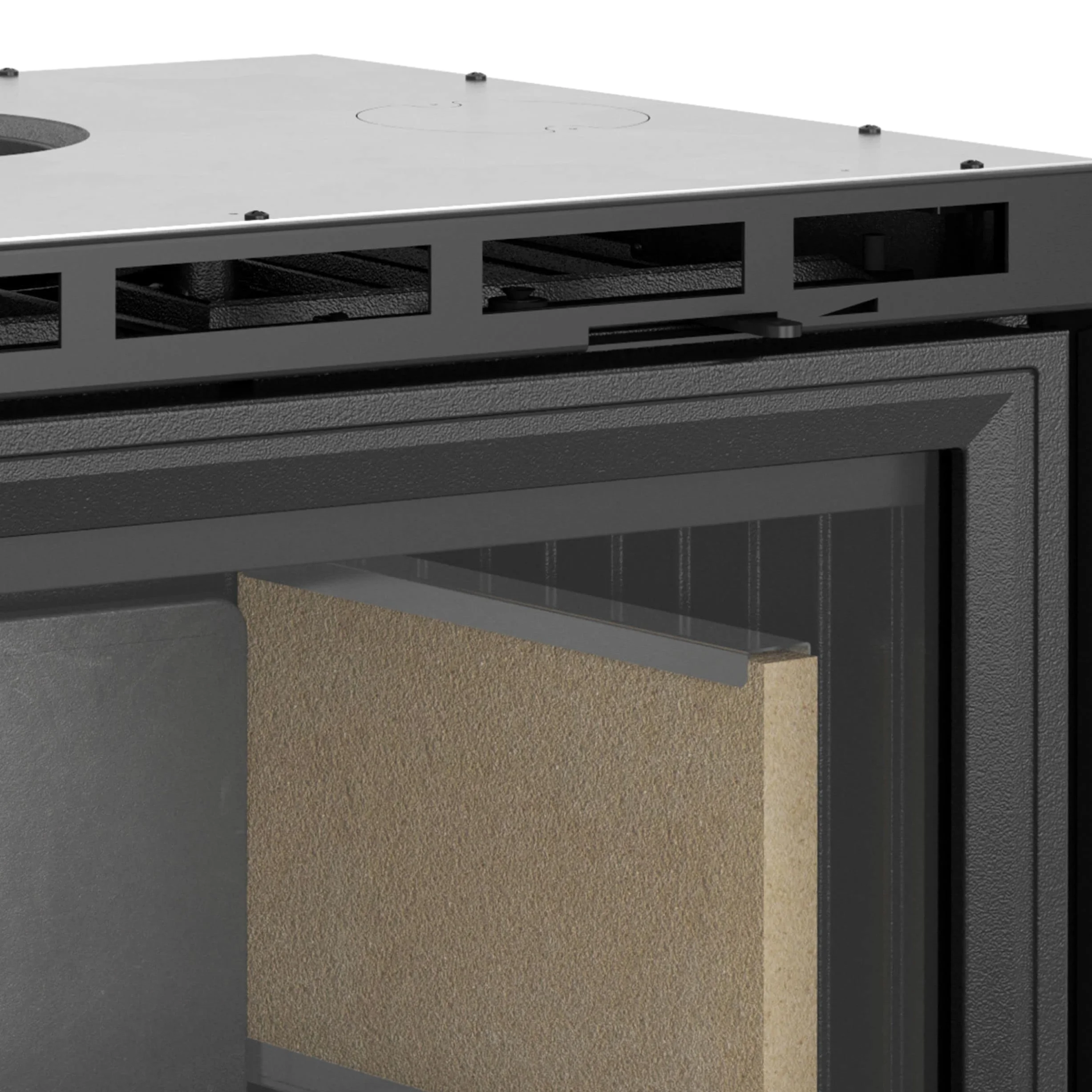 Caminetto incasso Nordica Inserto Legna 70L Vent/Can 9kw 6016744