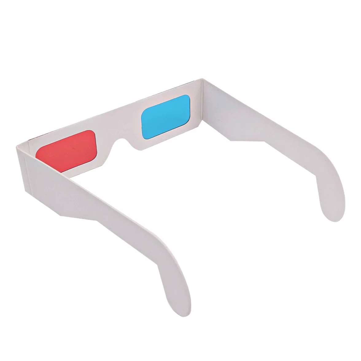 10Pcs Occhiali di Carta 3D per Film Carta Anaglifica Occhiali 3D Visualizzazione Video Virtuale 3D Vetro Video 3D per Film TV Home Theater ECC.