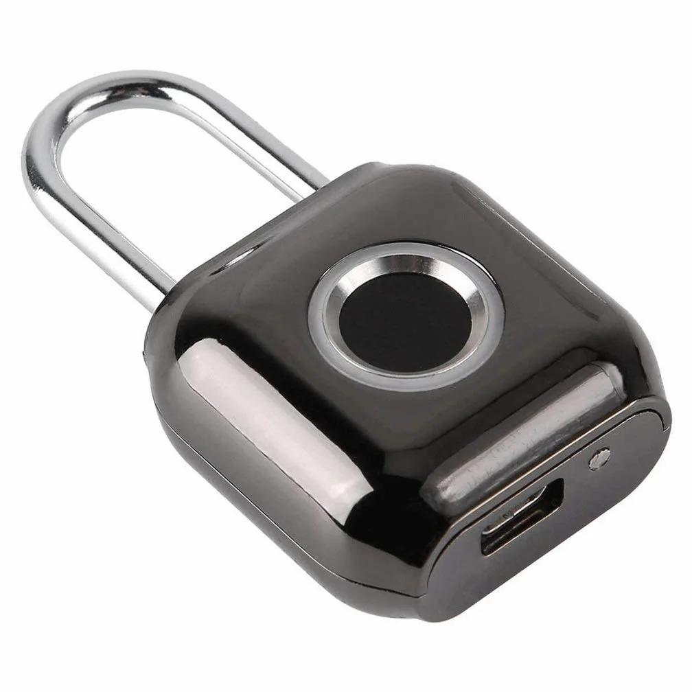 Lucchetto per impronte digitali Smart Touch Lock Metallo Impermeabile IP65 Antifurto Int Keyless per palestra Armadietto Zaino da scuola Valigia Bagagli da viaggio