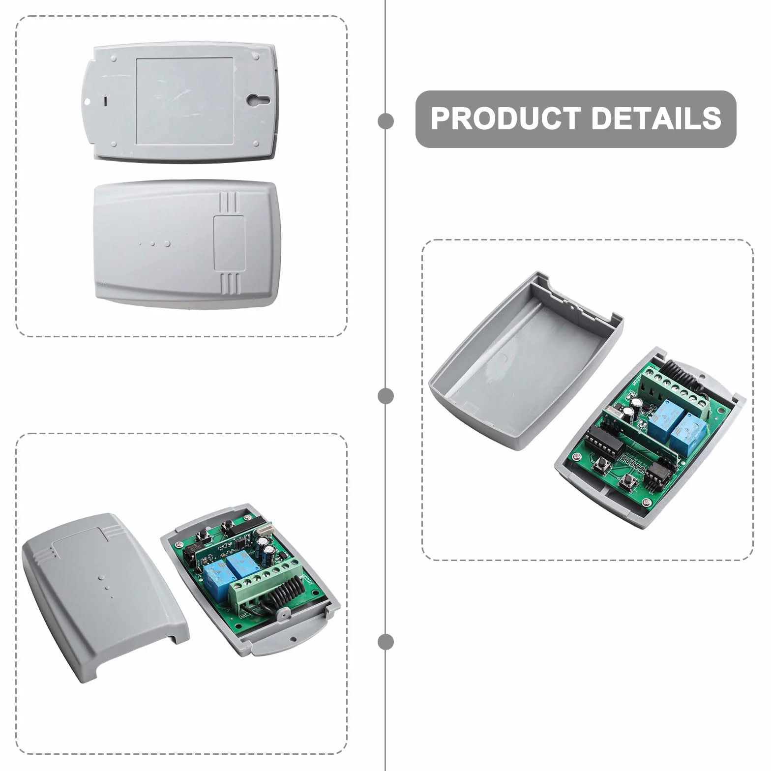 Universale 433.92MHz 2-Channel Remote Control Switch 12-24V Wireless Controller