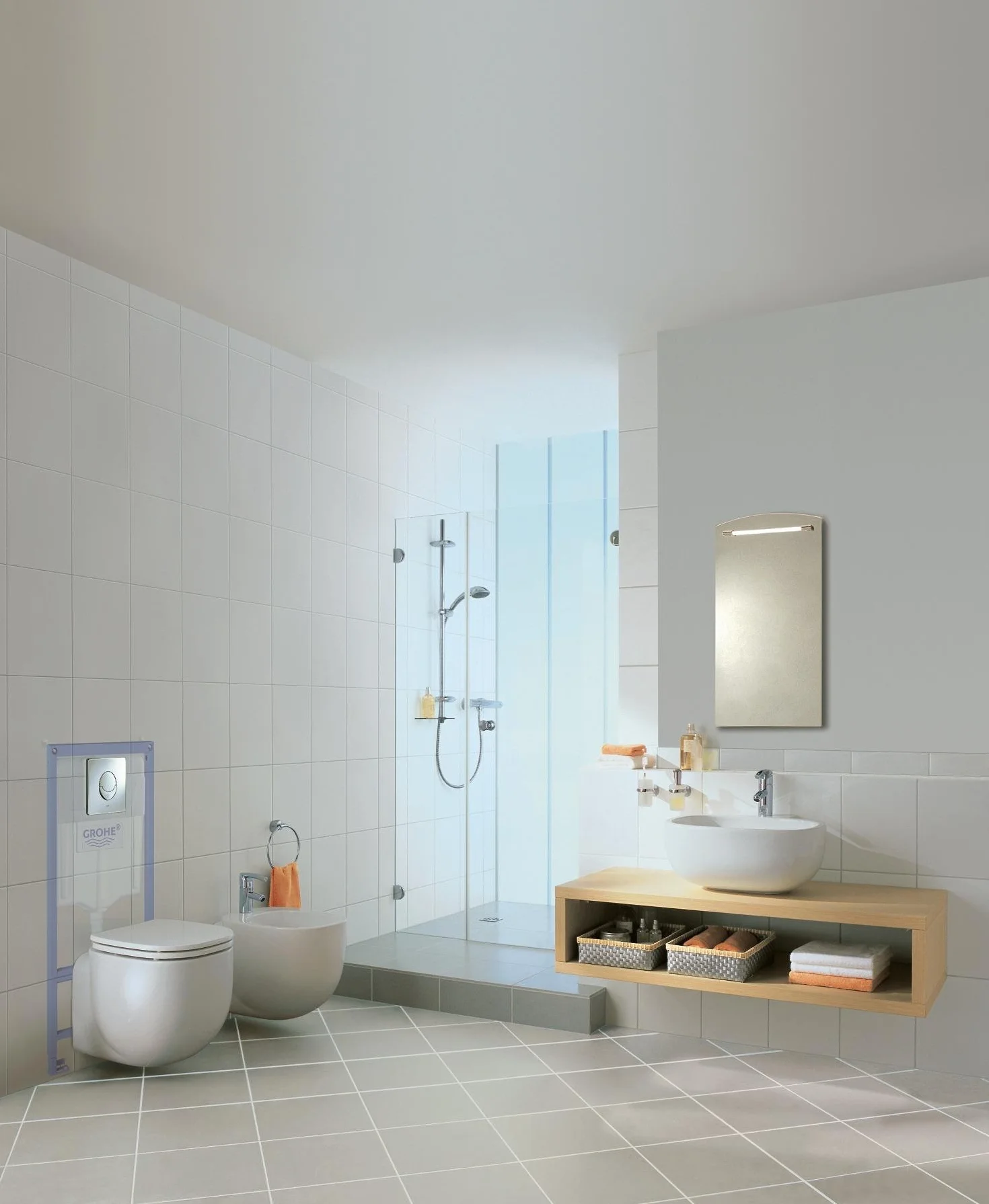 GROHE Set cisterna empotrada 3 en 1
