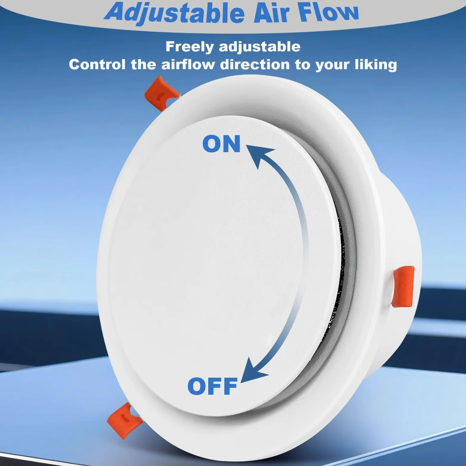 Piastra di Copertura del Soffitto Rotonda A Molla, Griglia di Ventilazione Rotonda/Pannello di Accesso, Coperchio di Ventilazione del System di Aria Fresca(2pack,115mm (4 1/2"))