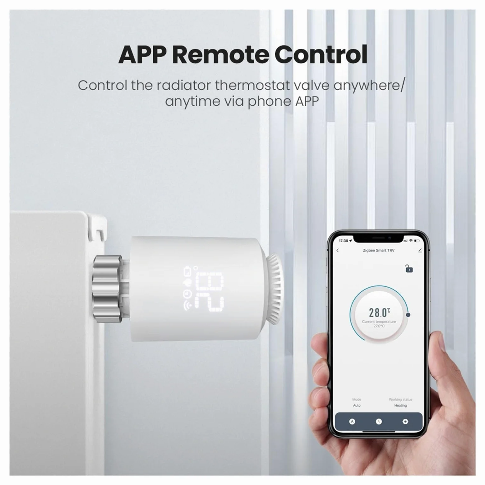 Attuatore For Radiatore Tuya Termostato Smart TRV Valvola Termostatica Regolatore Di Temperatura Supporto Home Risparmia Sui Costi Di Riscaldamento Energetico(3 PCS with 1 Gateway)