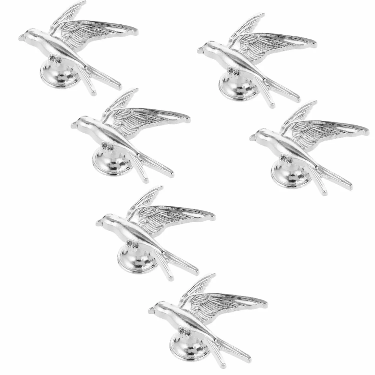 Artibetter 3 Set Di Maniglie Per Mobili in Stile Unico A Forma Di Volante Pomelli in Metallo Finitura Liscia Pomelli Decorativi Per Porte Per La Casa 2 Pezzi * 3