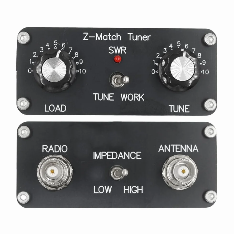 QRP Z-Match Sintonizzatore manuale Antenna 5 W Sintonizzatore 3-28 MHz Sintonizzatore antenna HAM
