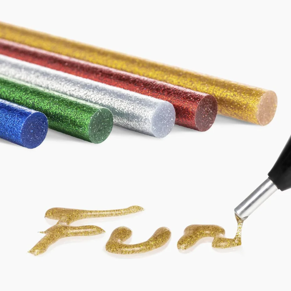Stick di colla a caldo glitter 50 pezzi Ø 11 mm