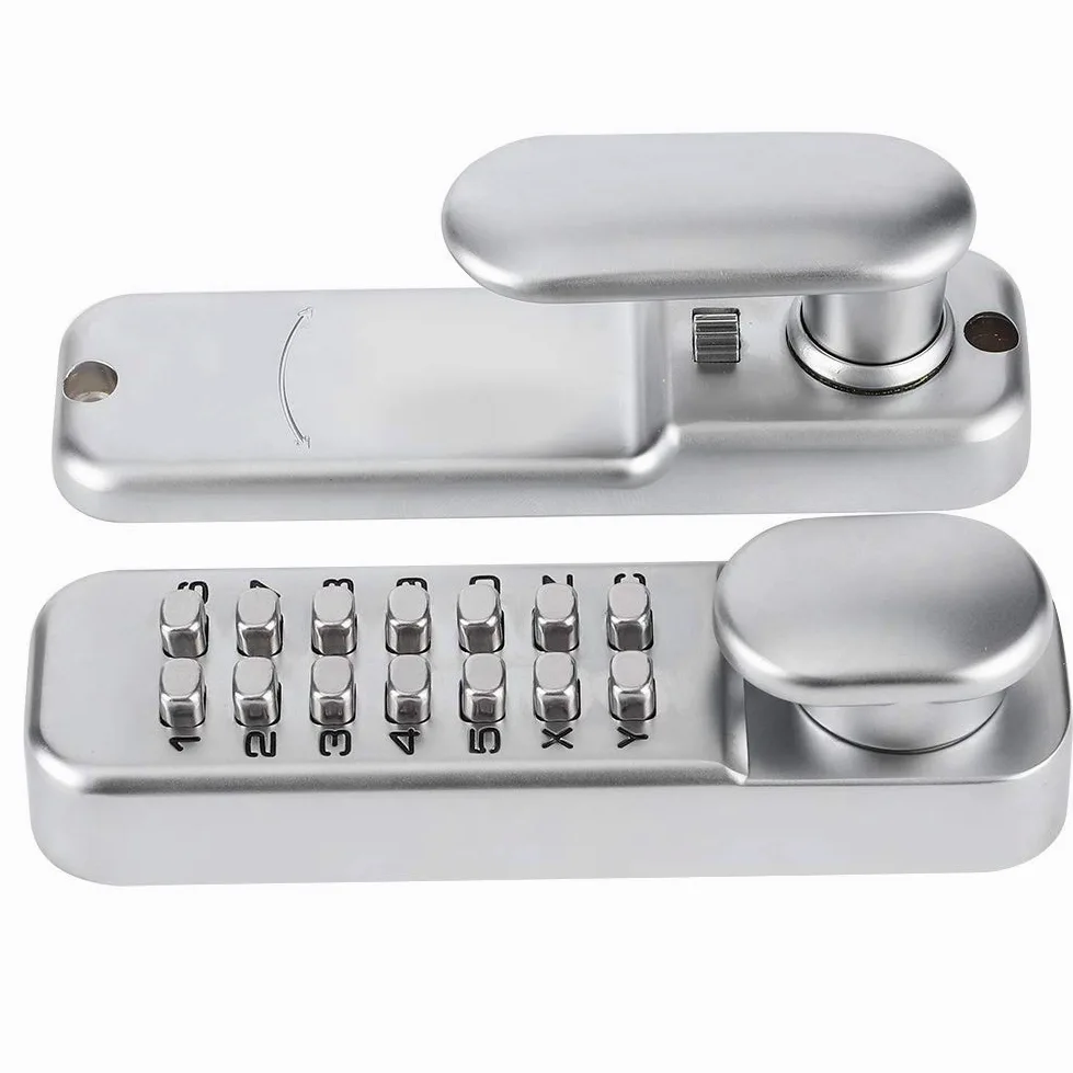 EMUKOEP Lucchetto a Combinazione Impermeabile Durevole per Ingresso in Ufficio Domestico, Lucchetto di Sicurezza Meccanico Senza Chiave per Cancelli, Parcheggi