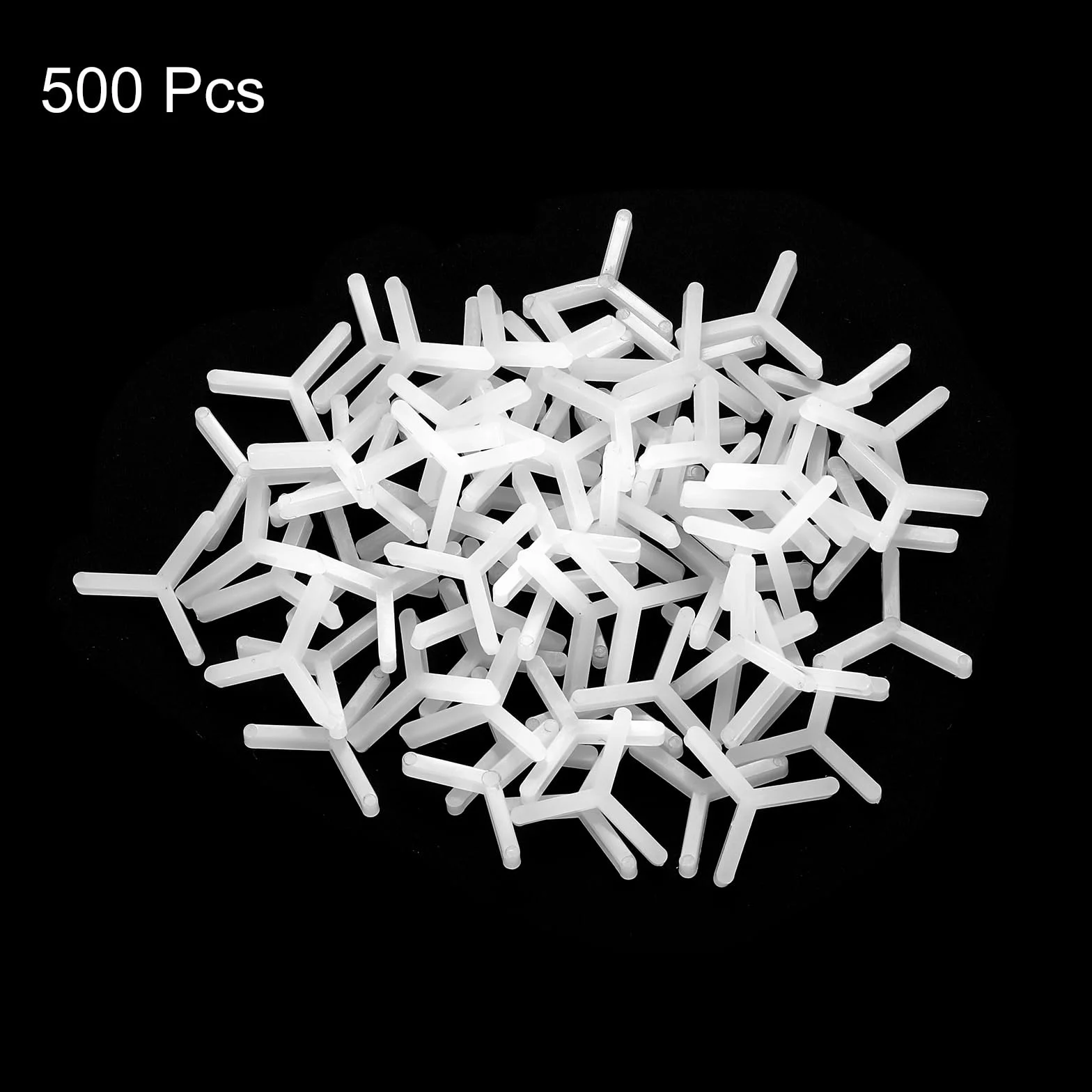 Distanziatori Piastrelle Plastica a Forma di Y 2mm 500pz Bianco