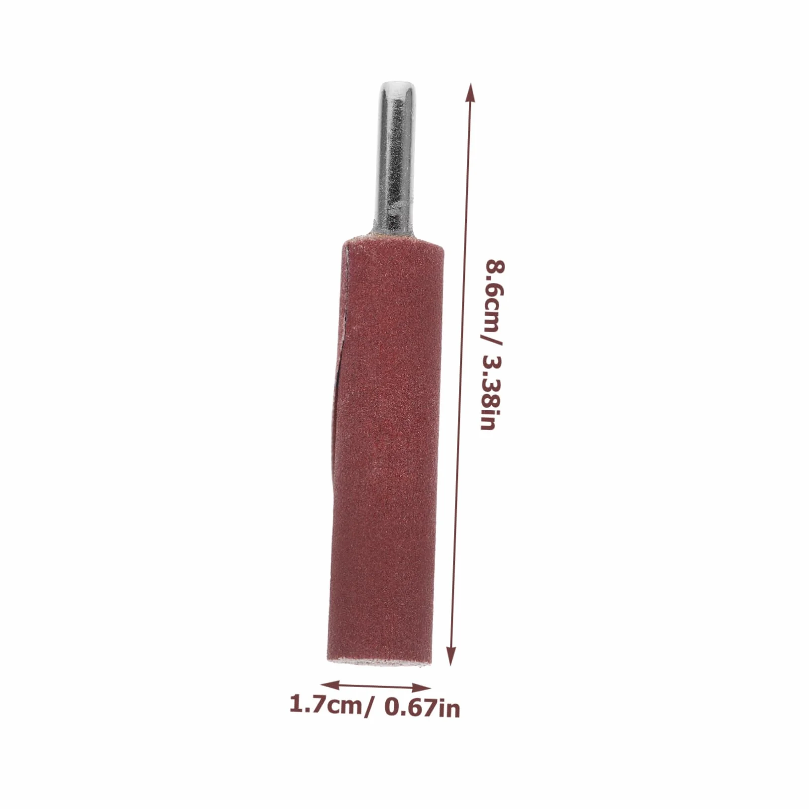 Bacchette Tamburo Abrasive in Ferro 240 Grit per Levigatura Metallo e Legno