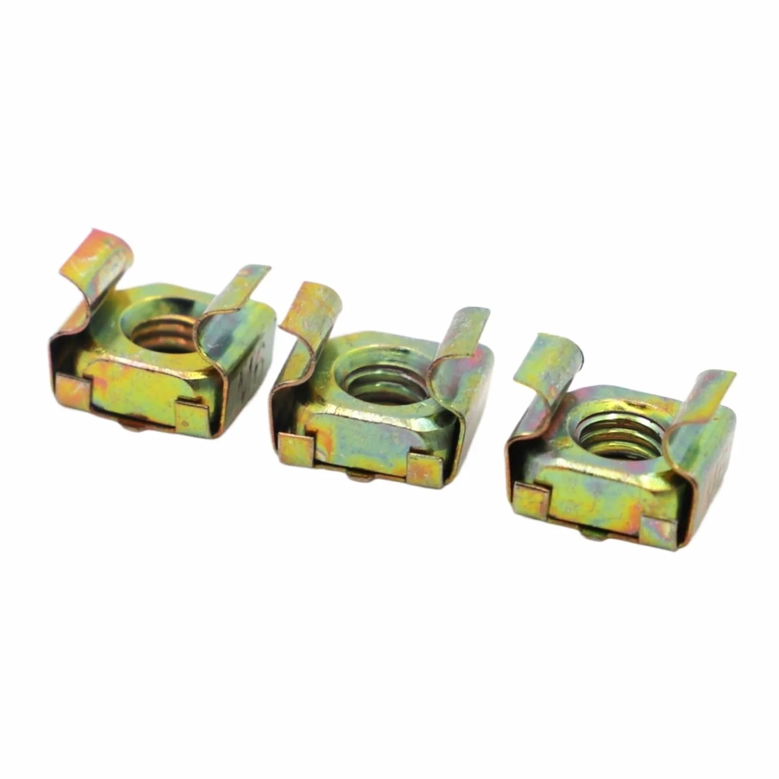Dadi galleggianti Quartet zincati colorati M4 M5 M6 M8 M10 M12 100 pezzi Cassetta Dado a gabbia