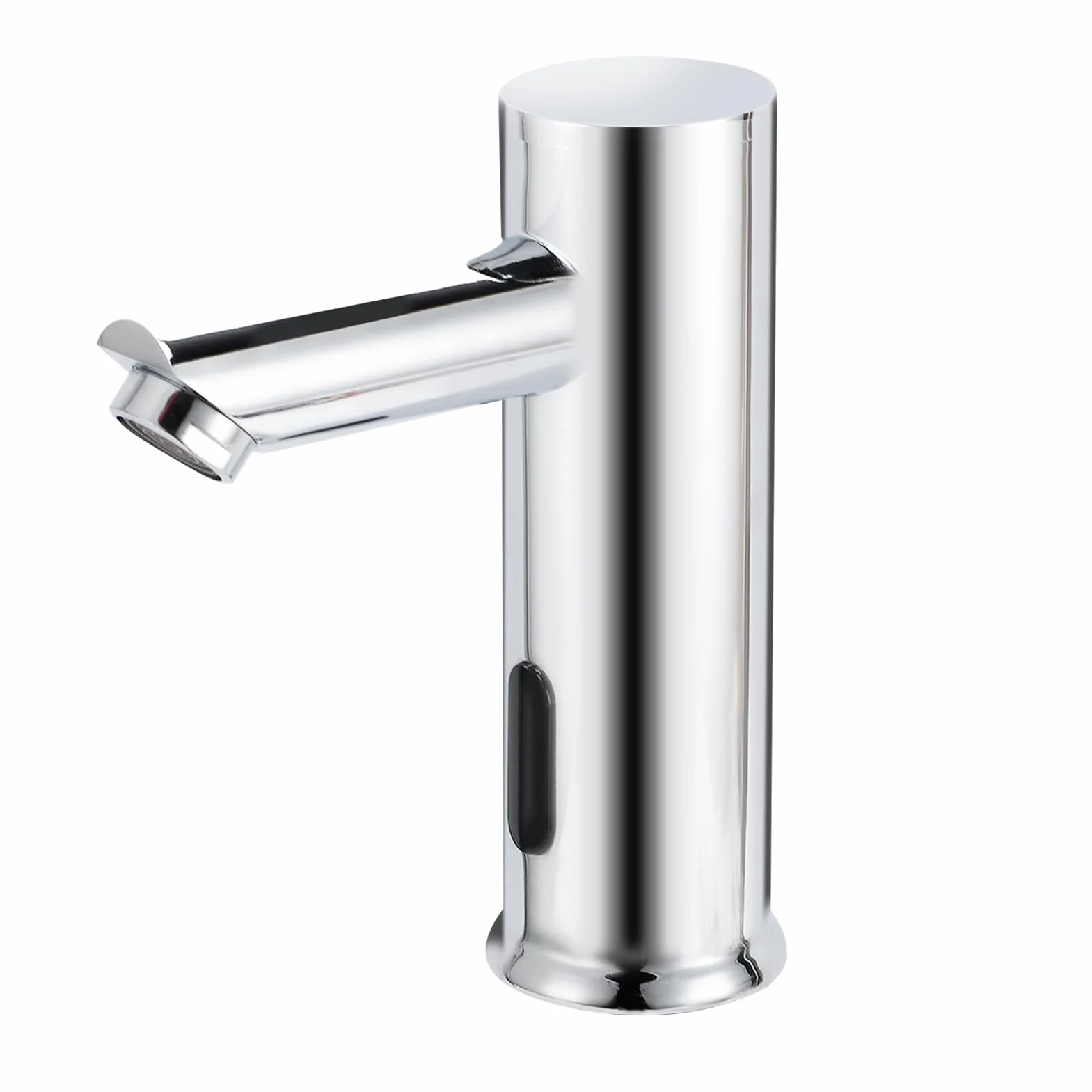 Gugxiom Rubinetto da Bagno Senza Contatto, Sensore Automatico Lavandino, Ottone Massiccio 1 Foro