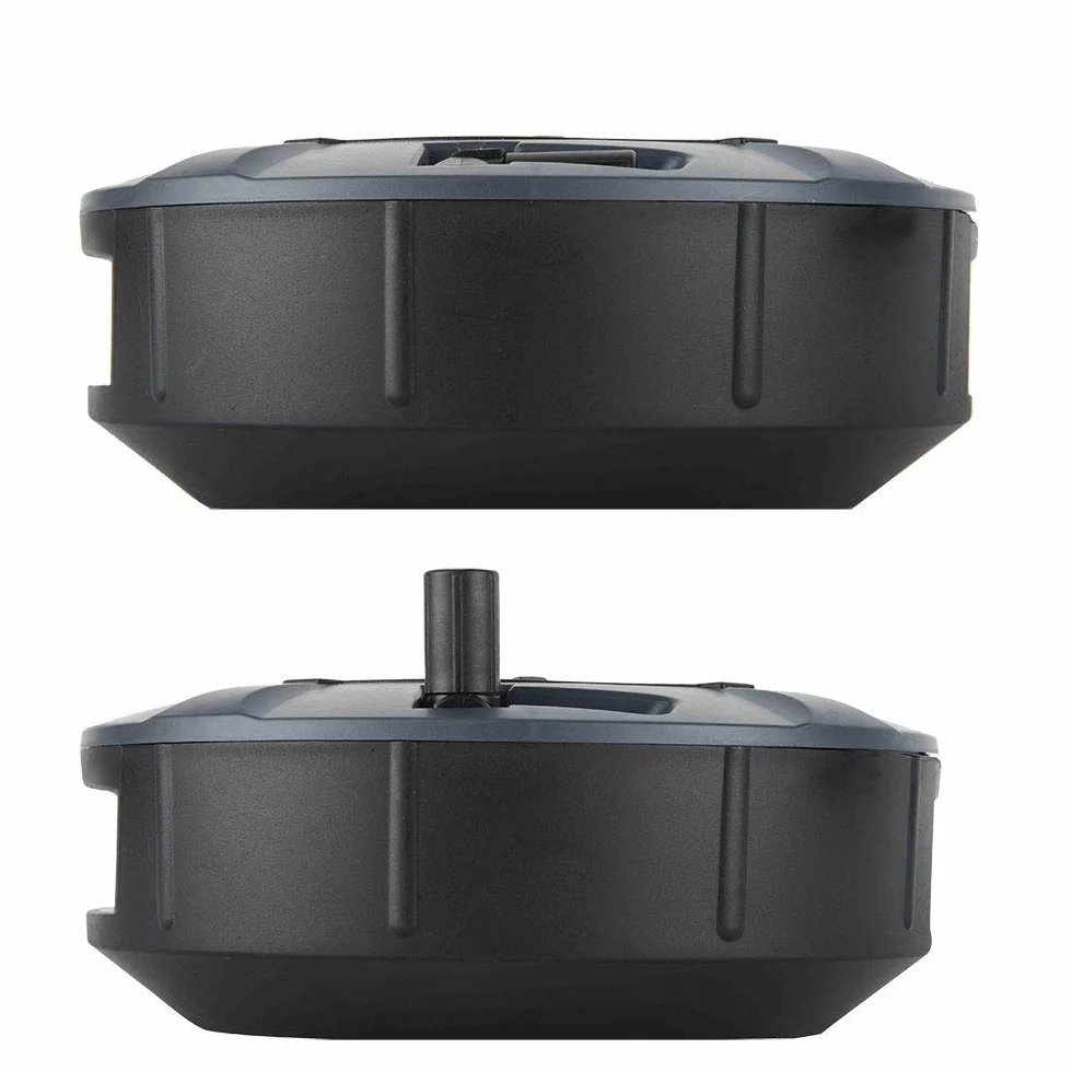 Electraline 49019 Prolunga Elettrica con Avvolgicavo, 3G 1 mm, Lunghezza 4 m, 4 Prese Bivalenti, Spina 16 A, Nero