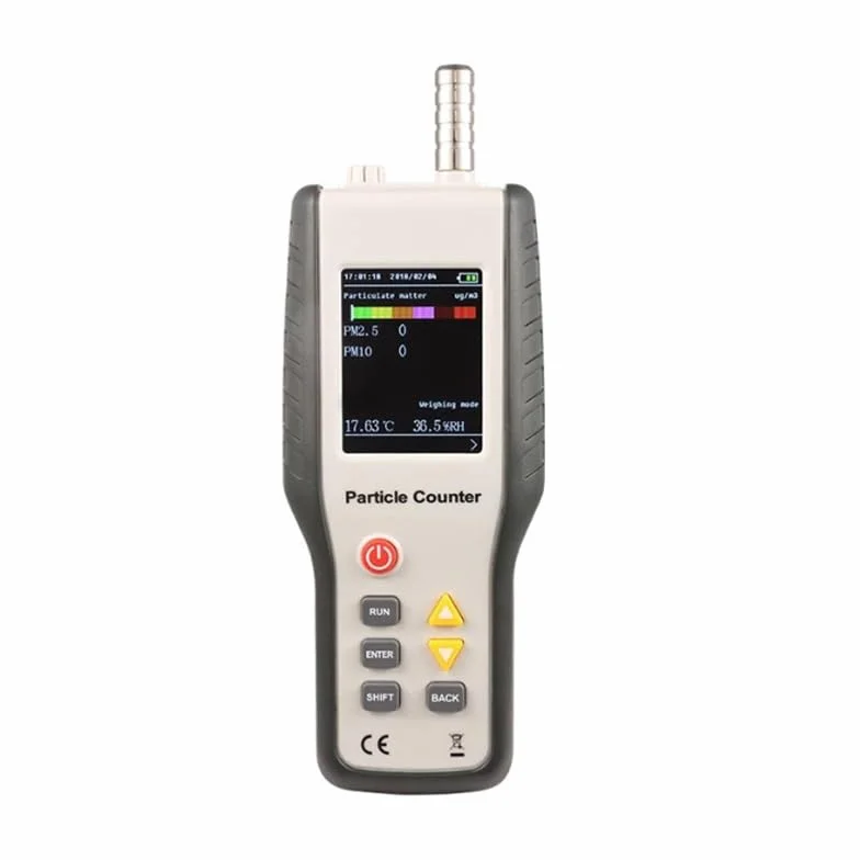 Rilevatore PM2.5 ad alta sensibilità Monitor di particelle professionale for la qualità dell'aria della polvere Contatore portatile Per cucina e camper
