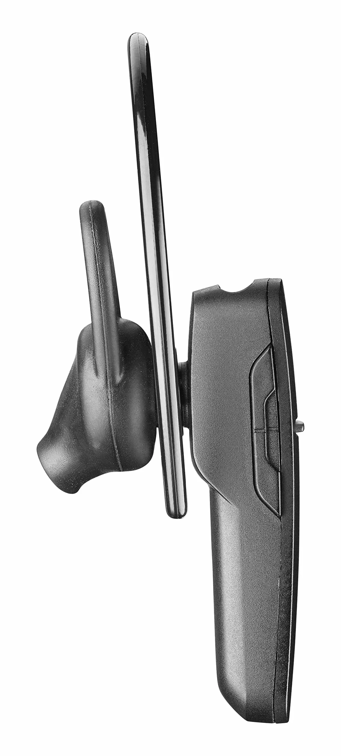 cellularline | SLEEK | Auricolare Mono Bluetooth® ergonomico - Talk Time 5.5 ore - Play Time 6 ore - Charging Time 1.5 ore - Dotato di assistente vocale - Nero
