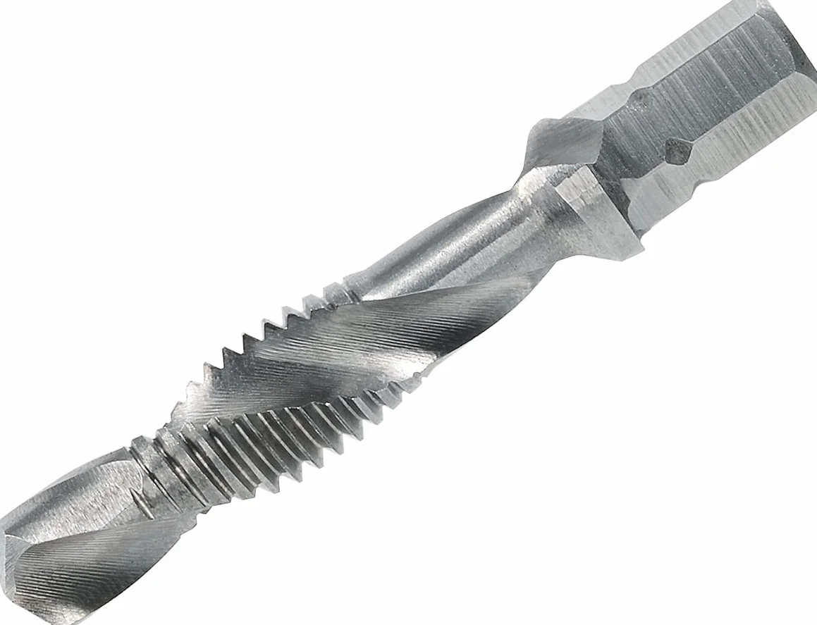 Volkel Set combinato maschi acciaio HSS azionamento esagonale 0,6 cm 10 mm