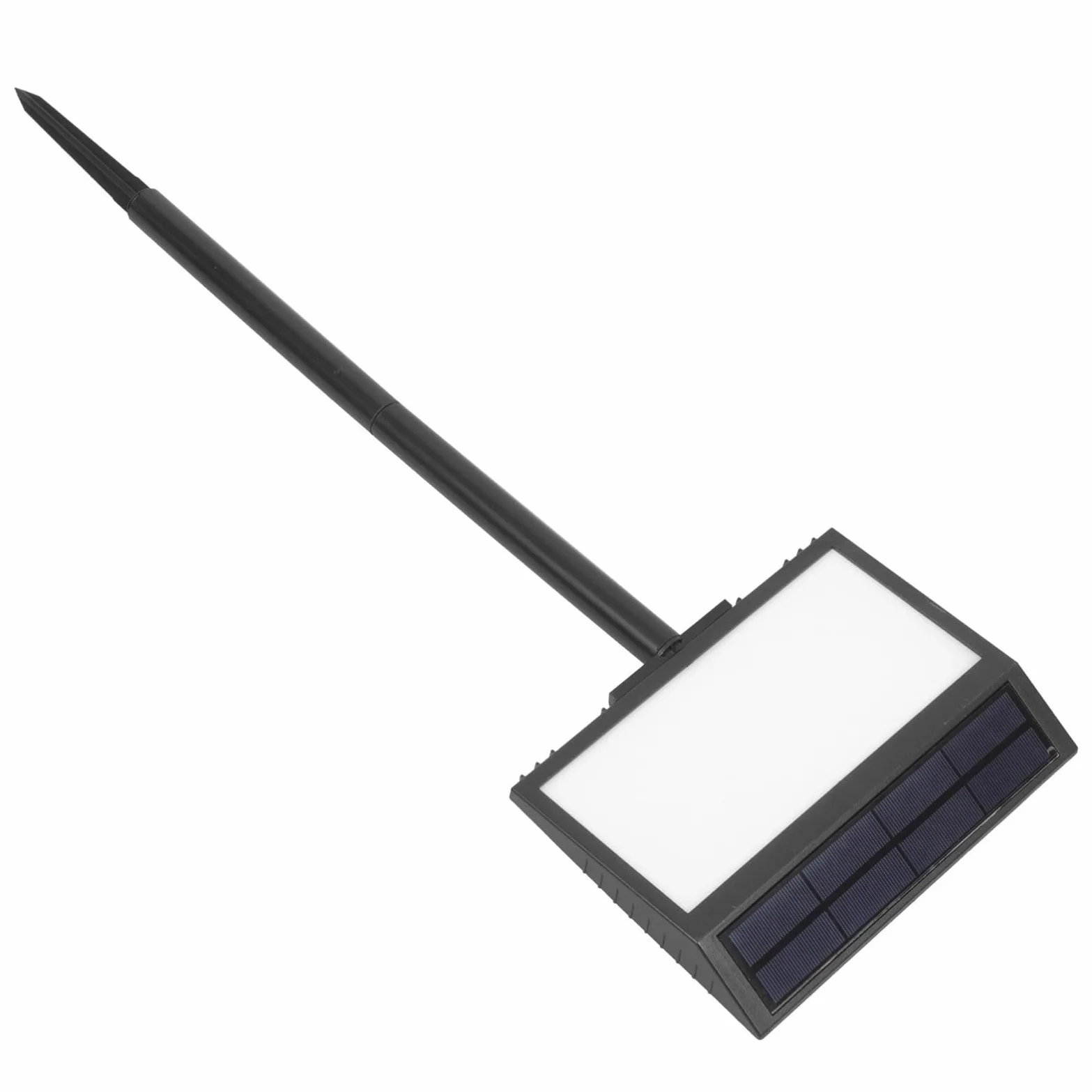 PRETYZOOM Lampada Esterna Solare LED Display Digitale Chiaro e Sensore Crepuscolare, Targa Numero Civico in Plastica Nera per Illuminazione Casa Giardino