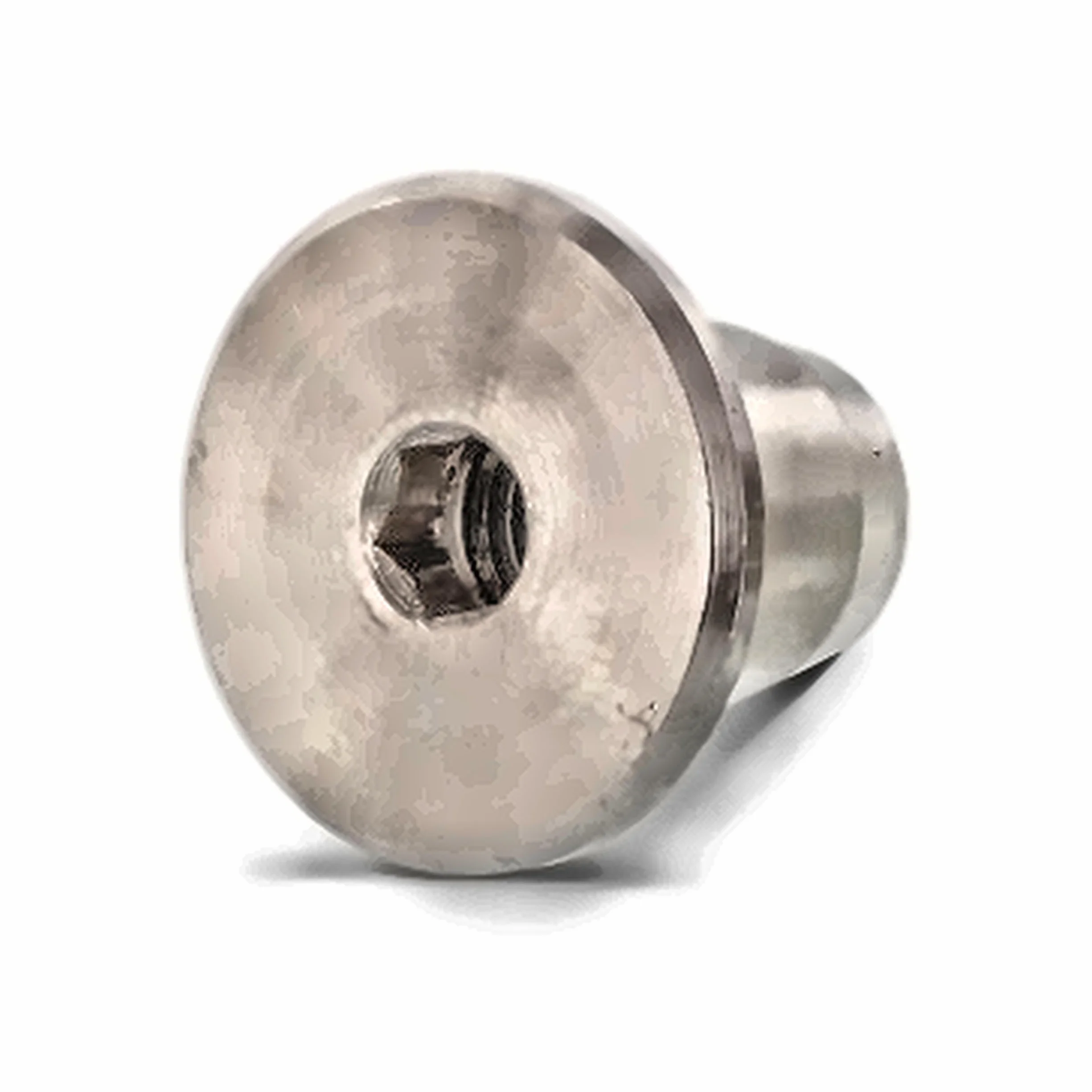 Dadi a manicotto M12 x 18 acciaio inox A4 V4A testa piatta SW4