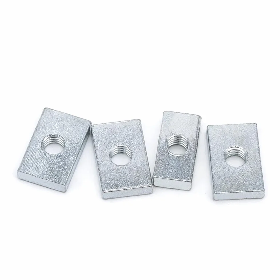 Dado a Mano 10 pz M3 M4 M5 M6 M8 Acciaio al Carbonio Zincato Profilo in Alluminio