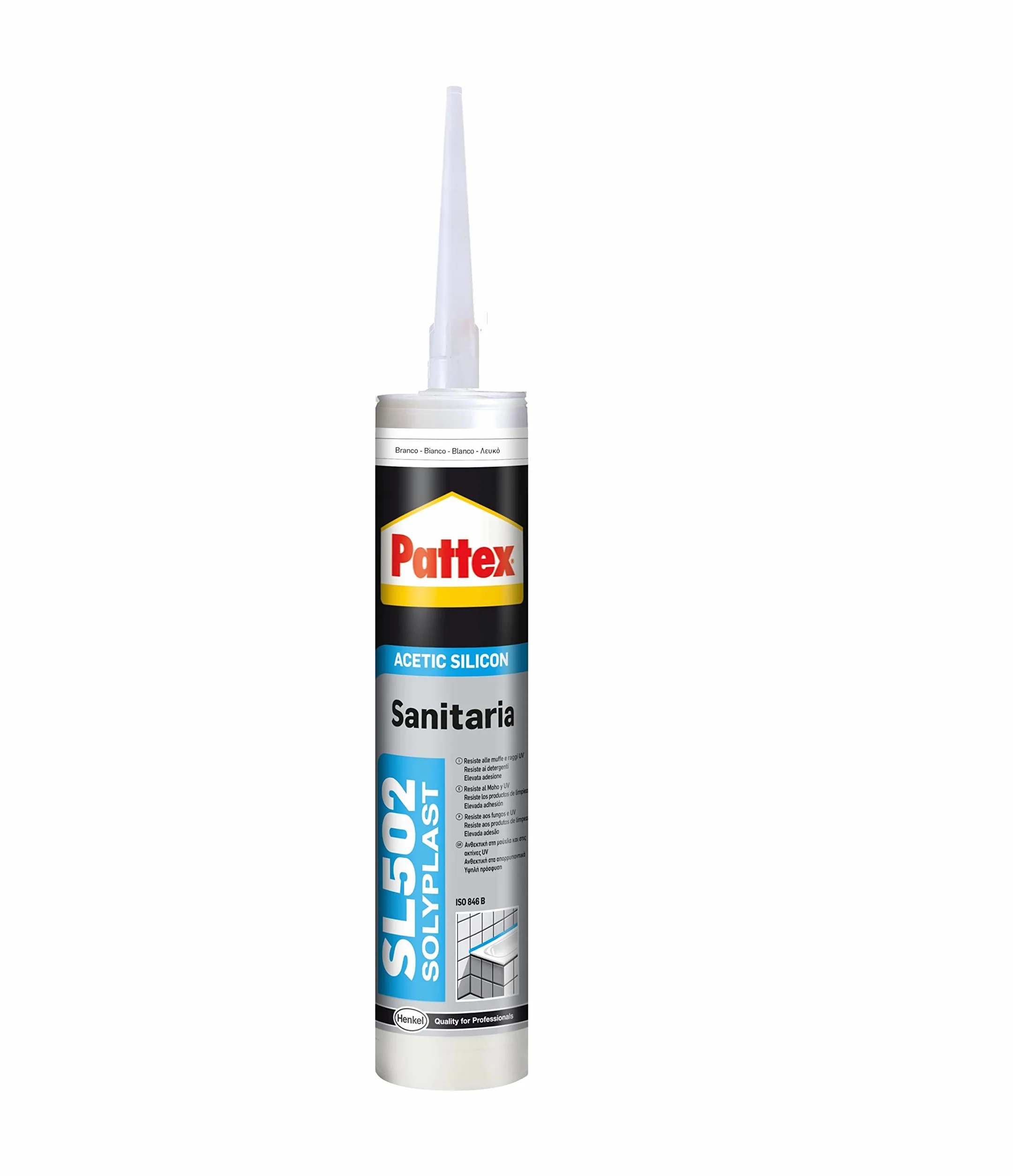SL 502 Sanitaria Cart. 300 ml Transparente