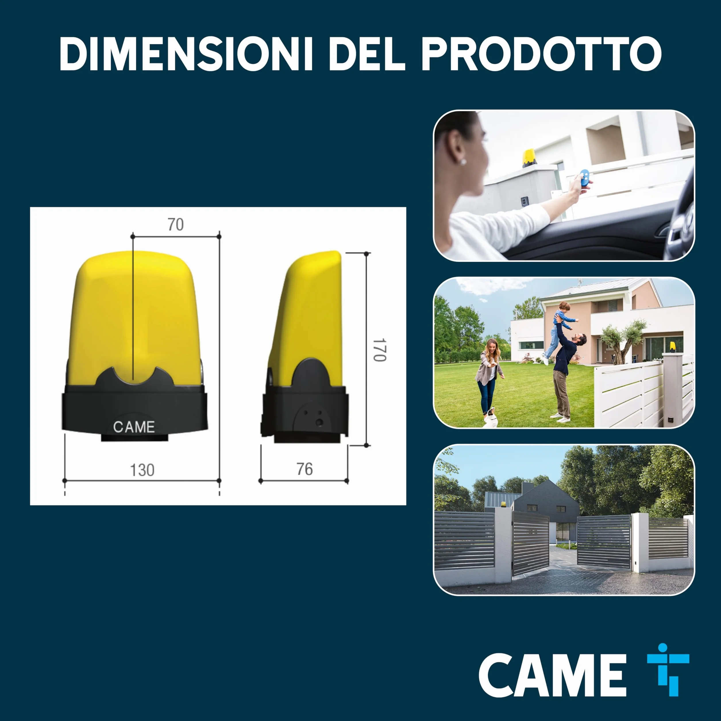 CAME KLED Lampeggiatore LED 120-230 V AC segnalazione alta visibilità