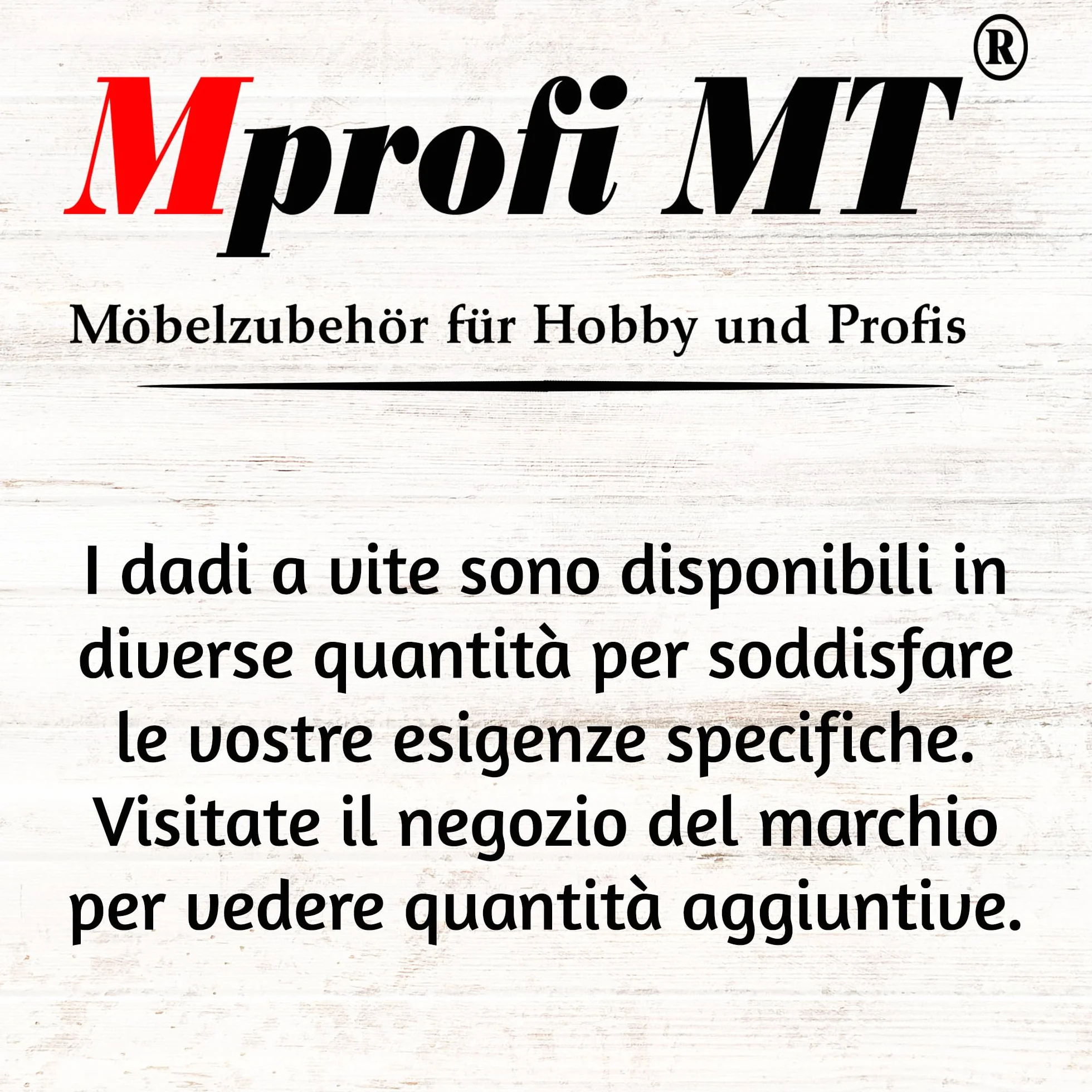 Mprofi MT® Dado Esagonale Inserti M10 x 20mm Inserti Filettati per Mobili in Legno