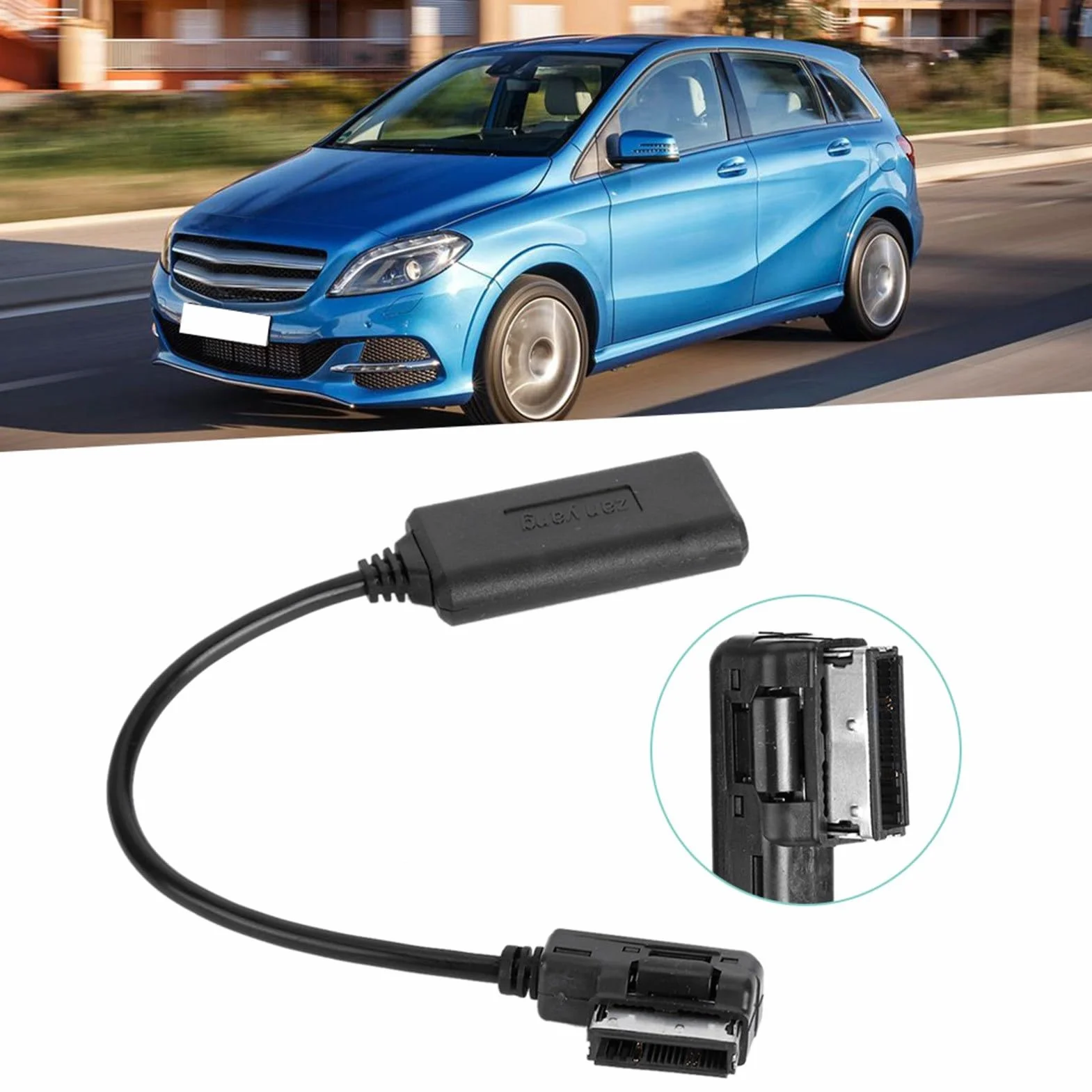 Adattatore Cavo Audio Wireless Bluetooth per AMI, Installazione Semplice per gli Amanti della Musica, Tensione Prodotto 5-12 V, Classe B, Classe C, E, S SL SLK SLS Class